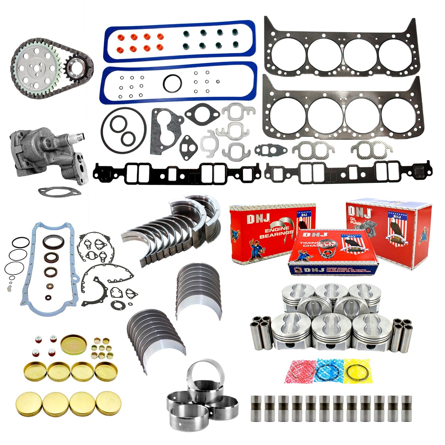 Master Engine Rebuild Kit 1987-1995 AM General, Chevrolet, GMC 5.7L V8