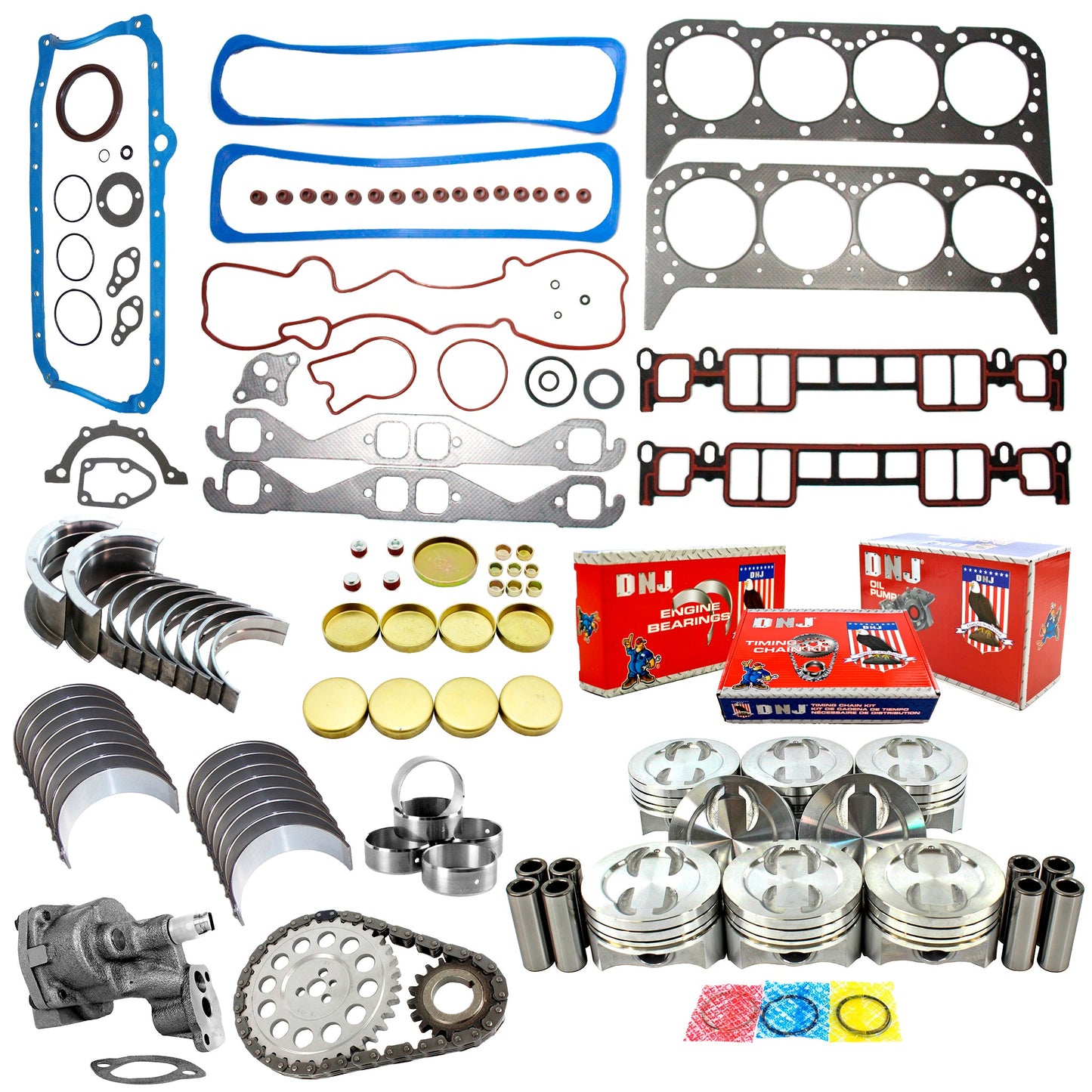 Master Engine Rebuild Kit: 1996-2002 Cadillac, Chevrolet, GMC 5.7L