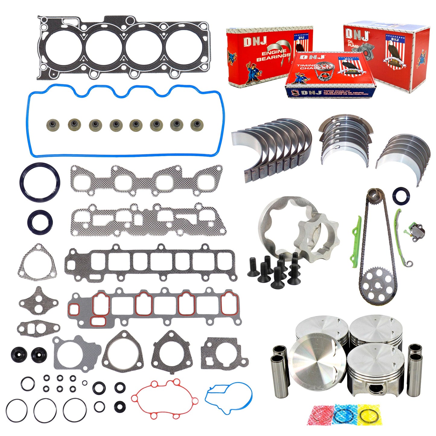 Master Engine Rebuild Kit 2000-2002 Saturn 1.9L