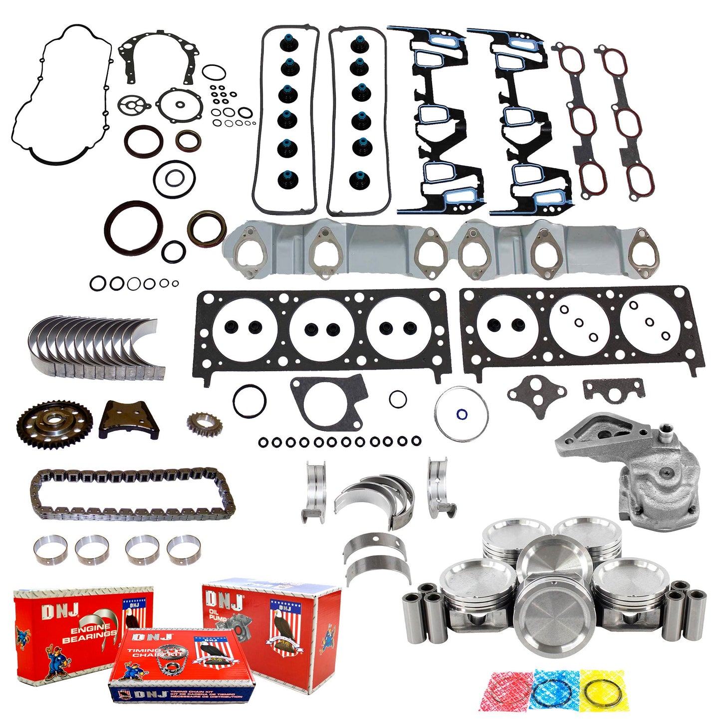 Master Engine Rebuild Kit 1996-1999 Chevrolet,Oldsmobile,Pontiac 3.4L