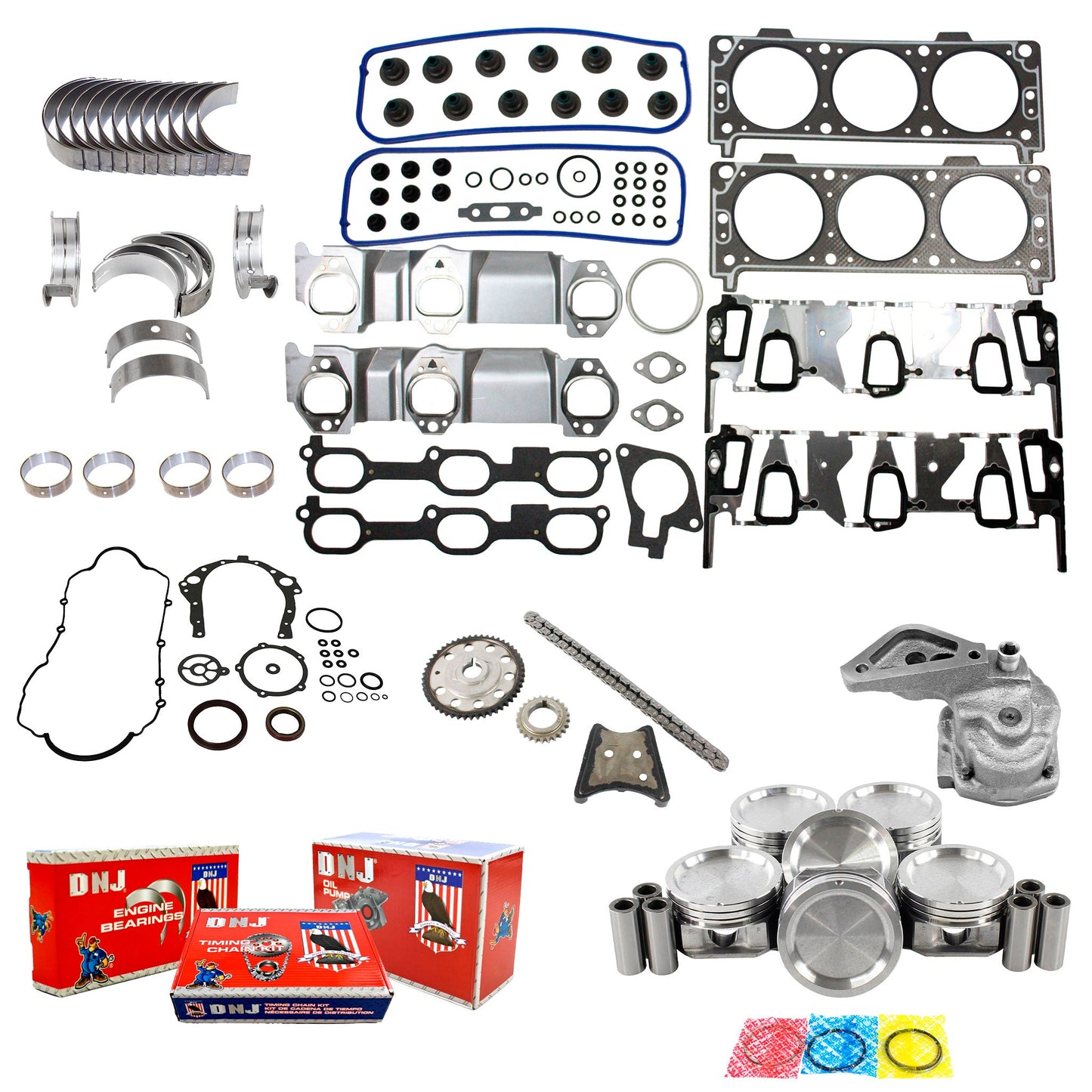 Master Engine Rebuild Kit 2004-2005 Buick,Chevrolet,Oldsmobile,Pontiac 3.4L