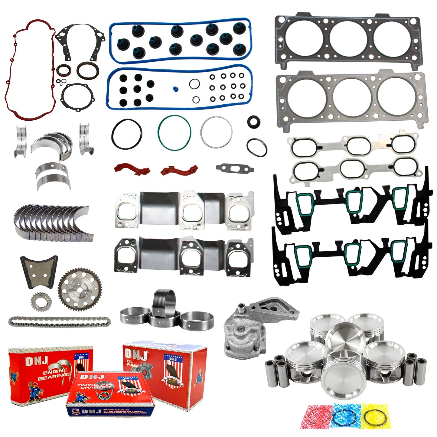 Master Engine Rebuild Kit 2008-2009 Chevrolet,Pontiac 3.4L