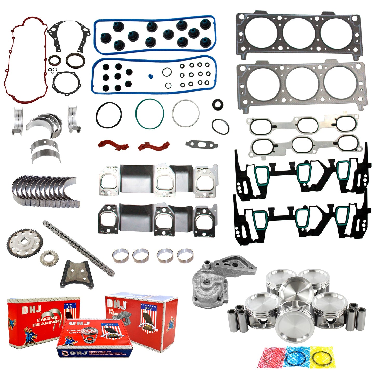 Master Engine Rebuild Kit 2005-2006 Chevrolet,Pontiac 3.4L