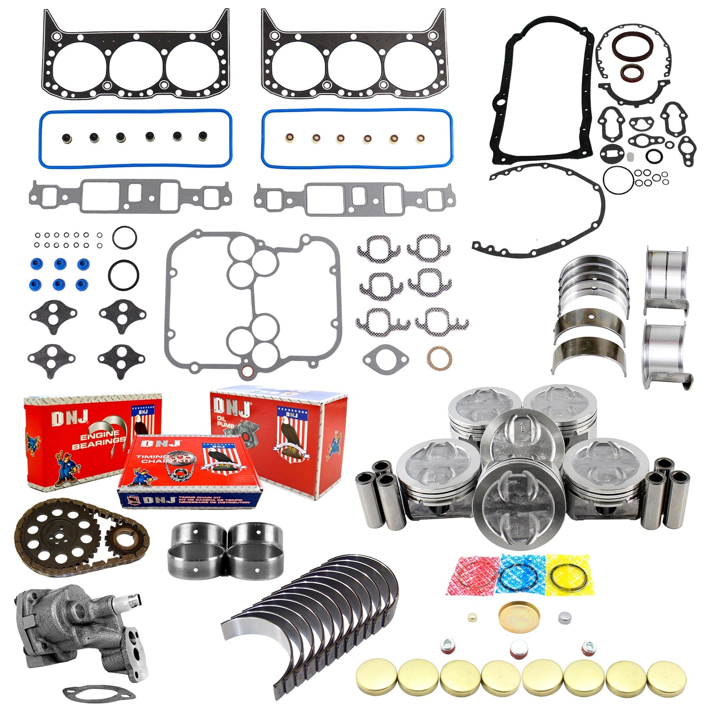 Master Engine Rebuild Kit 1994-1995 Chevrolet,GMC,Oldsmobile 4.3L