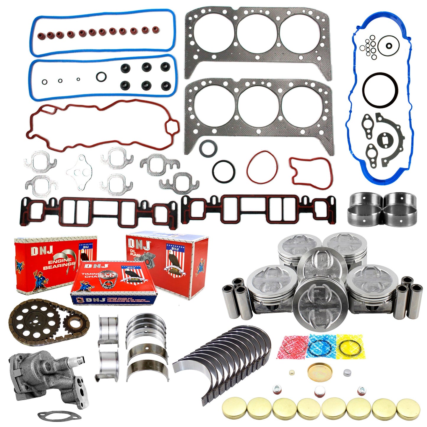 Master Engine Rebuild Kit 1996-1998 Chevrolet,GMC,Isuzu,Oldsmobile 4.3L