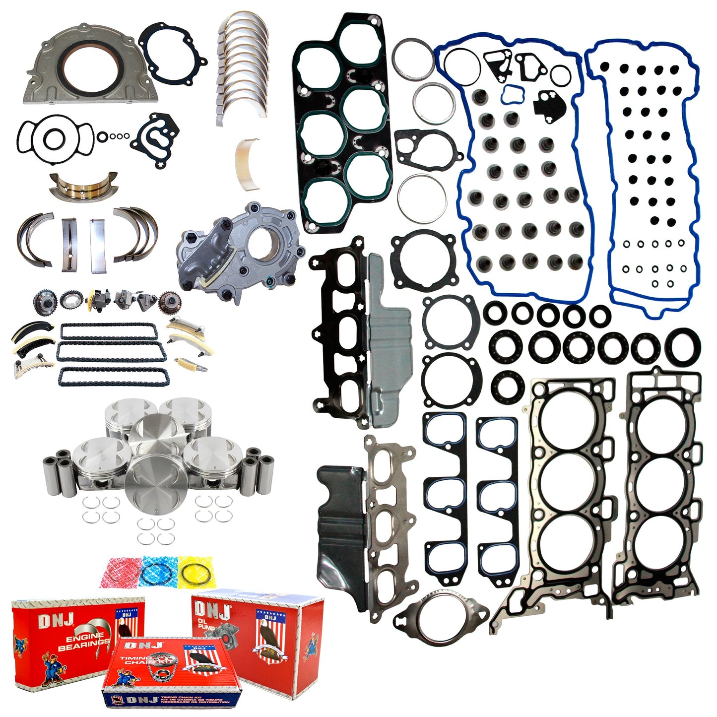 Master Engine Rebuild Kit 2007-2009 Buick,Cadillac 3.6L