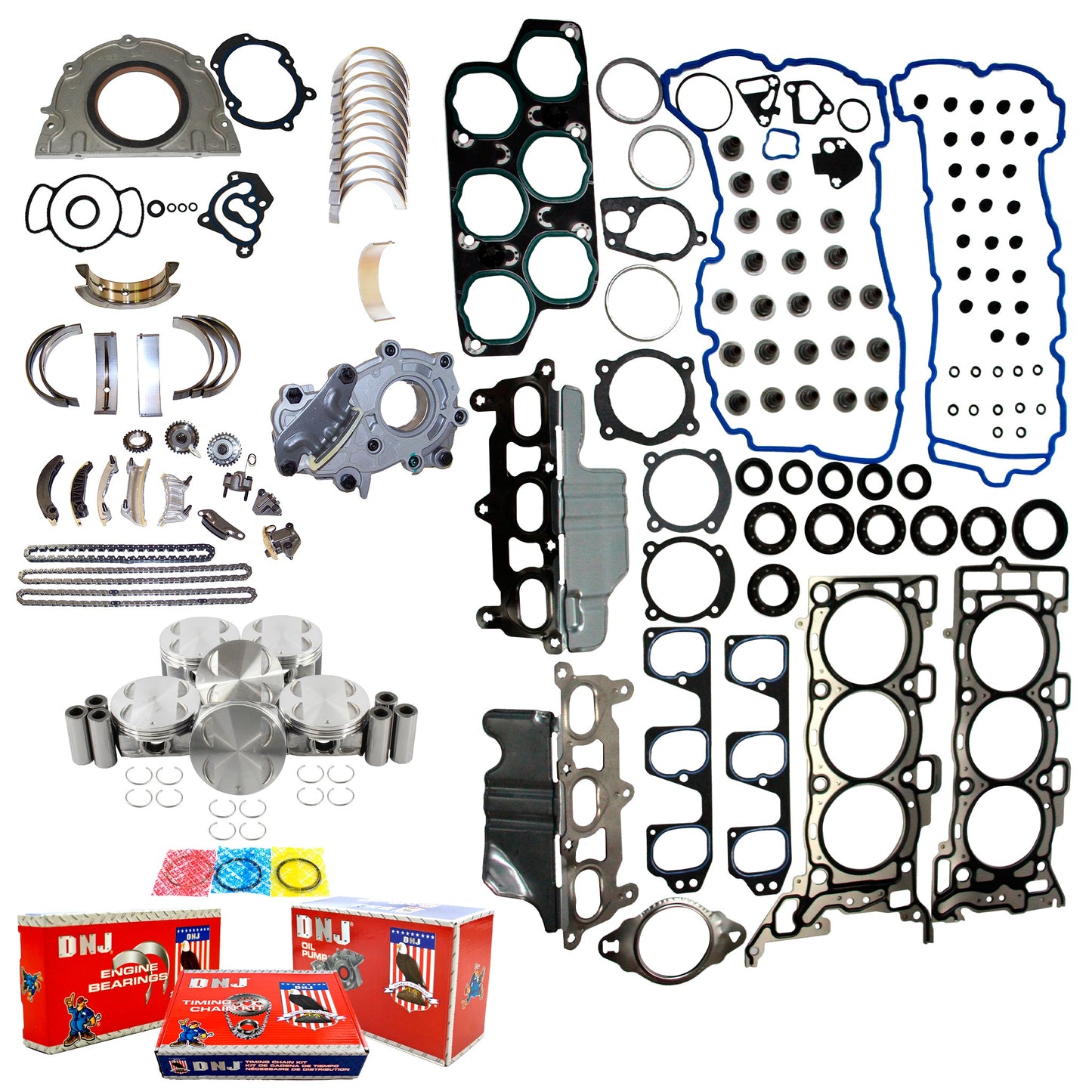 Master Engine Rebuild Kit 2004-2007 Buick,Cadillac 3.6L