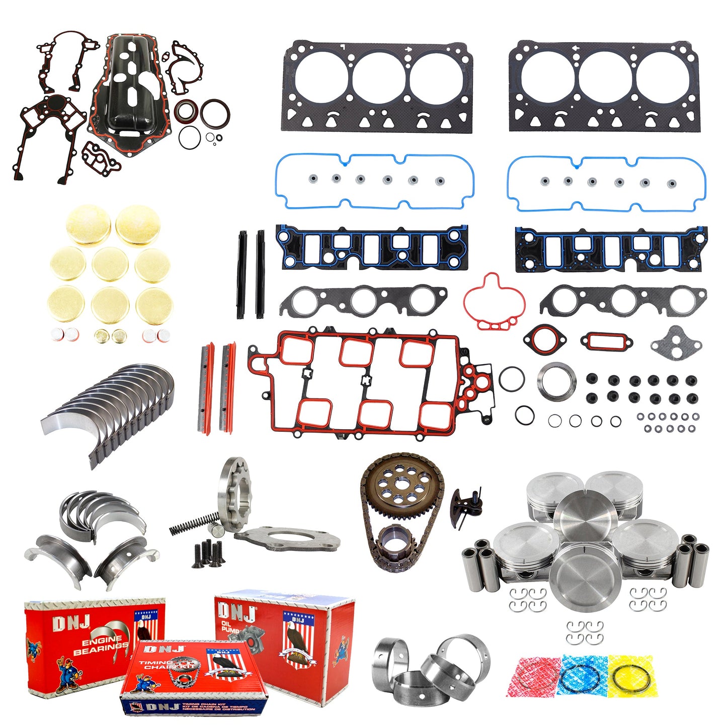 Master Engine Rebuild Kit 1996-1997 Buick,Oldsmobile,Pontiac 3.8L