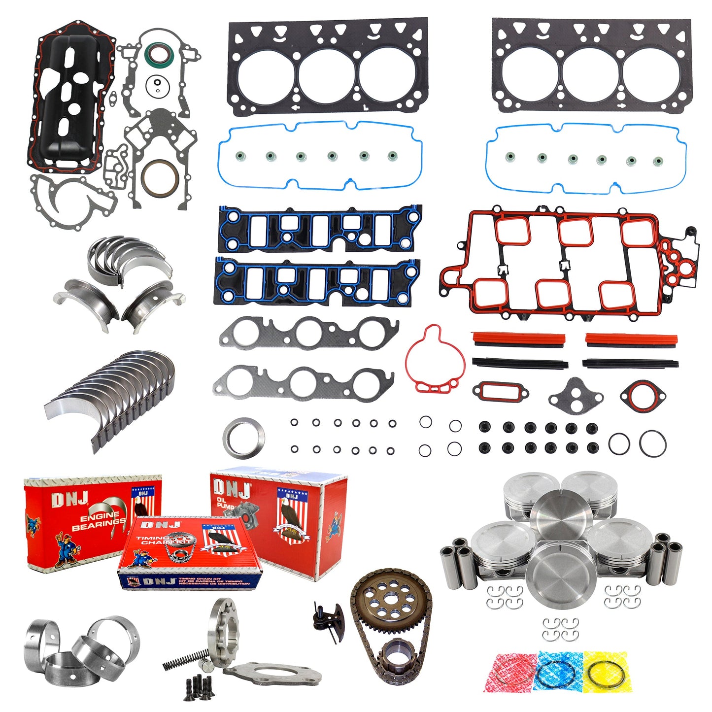 Master Engine Rebuild Kit 2004-2005 Buick, Chevrolet 3.8L V6