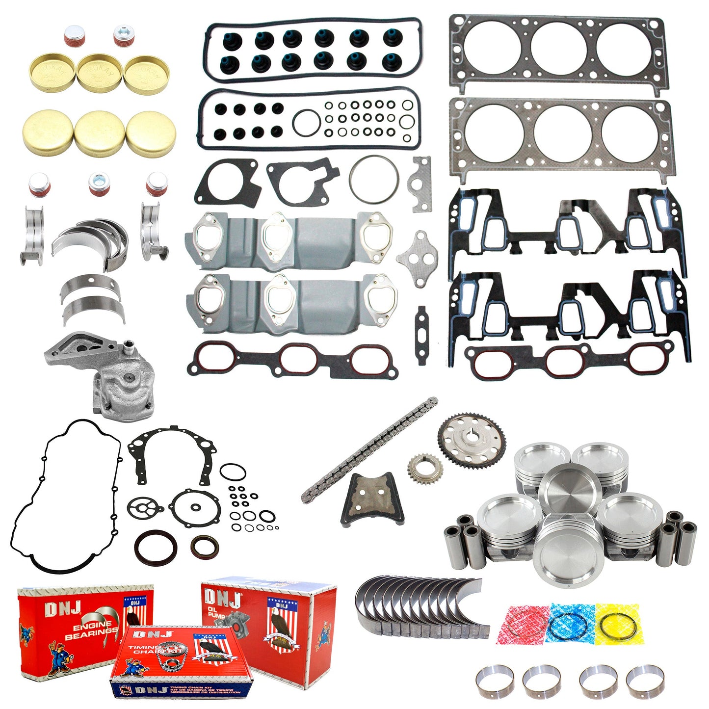 Master Engine Rebuild Kit 2000-2003 Buick,Chevrolet,Pontiac 3.1L