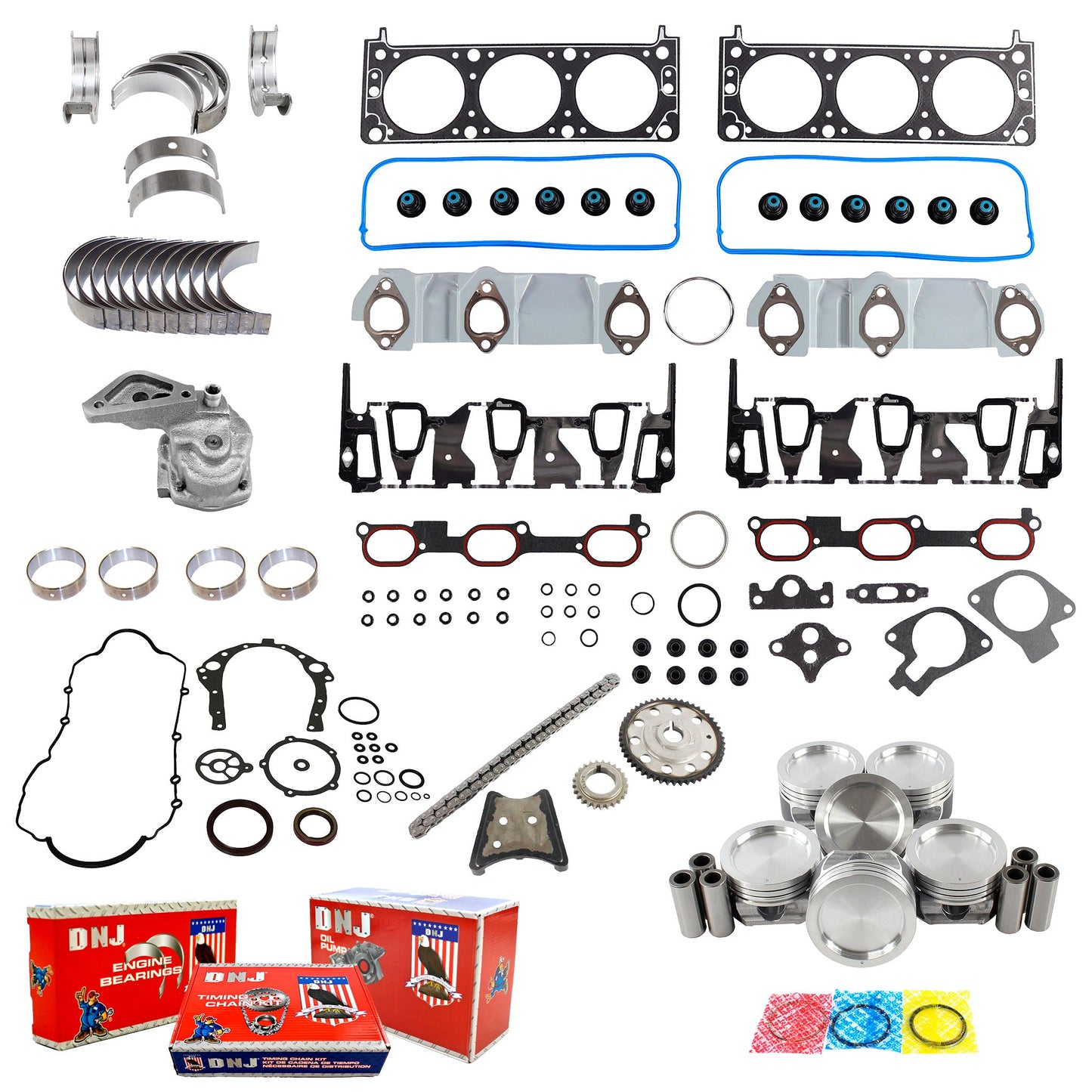 Master Engine Rebuild Kit 2004-2005 Buick 3.1L