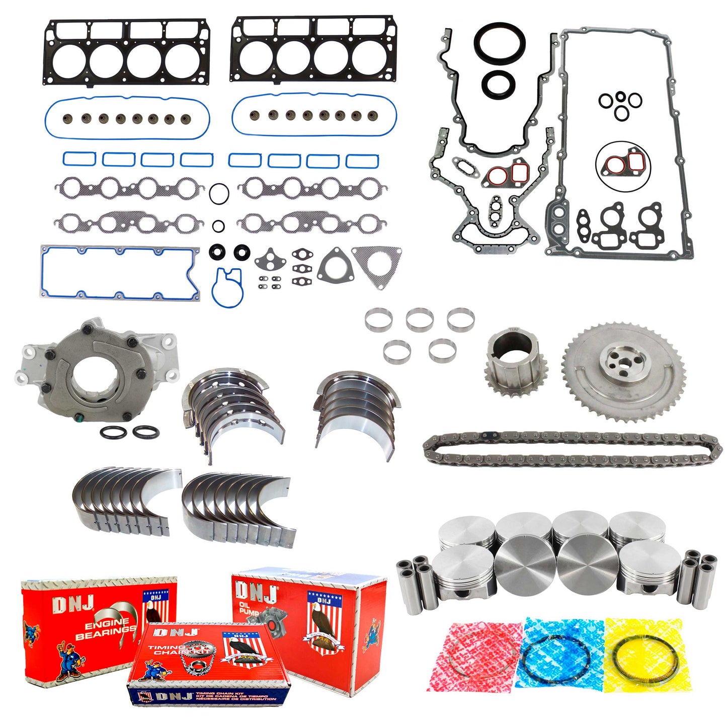 Master Engine Rebuild Kit 2004 Cadillac,Chevrolet,Pontiac 5.7L