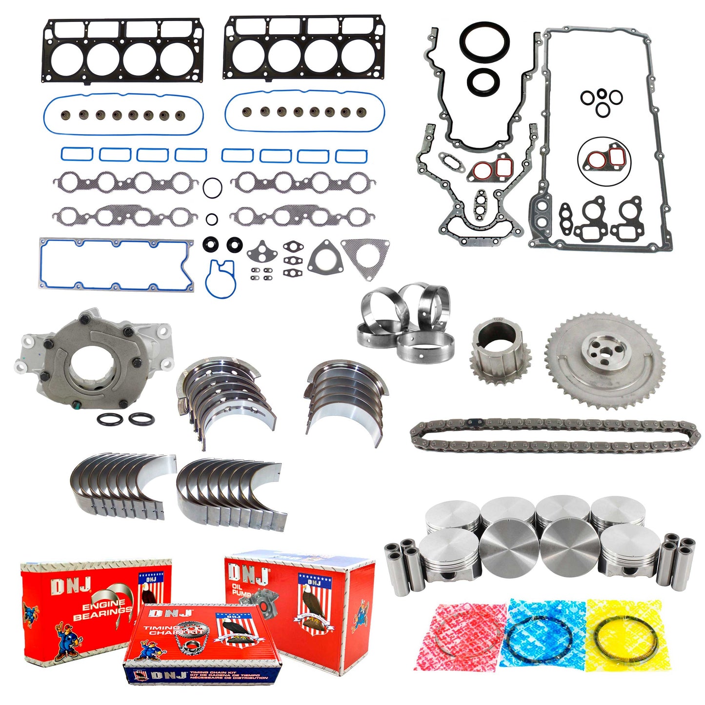 Master Engine Rebuild Kit 2002-2003 Chevrolet,Pontiac 5.7L