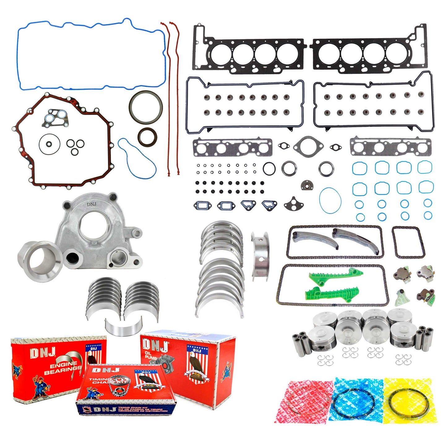Master Engine Rebuild Kit 2004-2005 Cadillac,Pontiac 4.6L