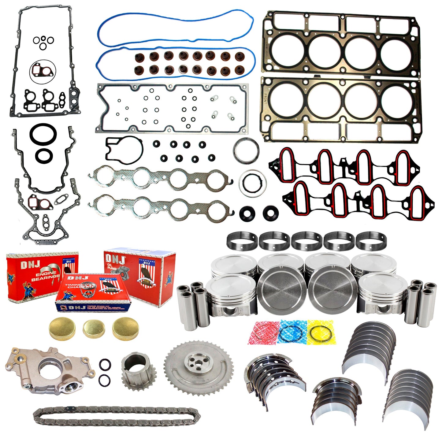 Master Engine Rebuild Kit 2003-2004 Buick,Cadillac,Chevrolet,GMC,Isuzu 5.3L