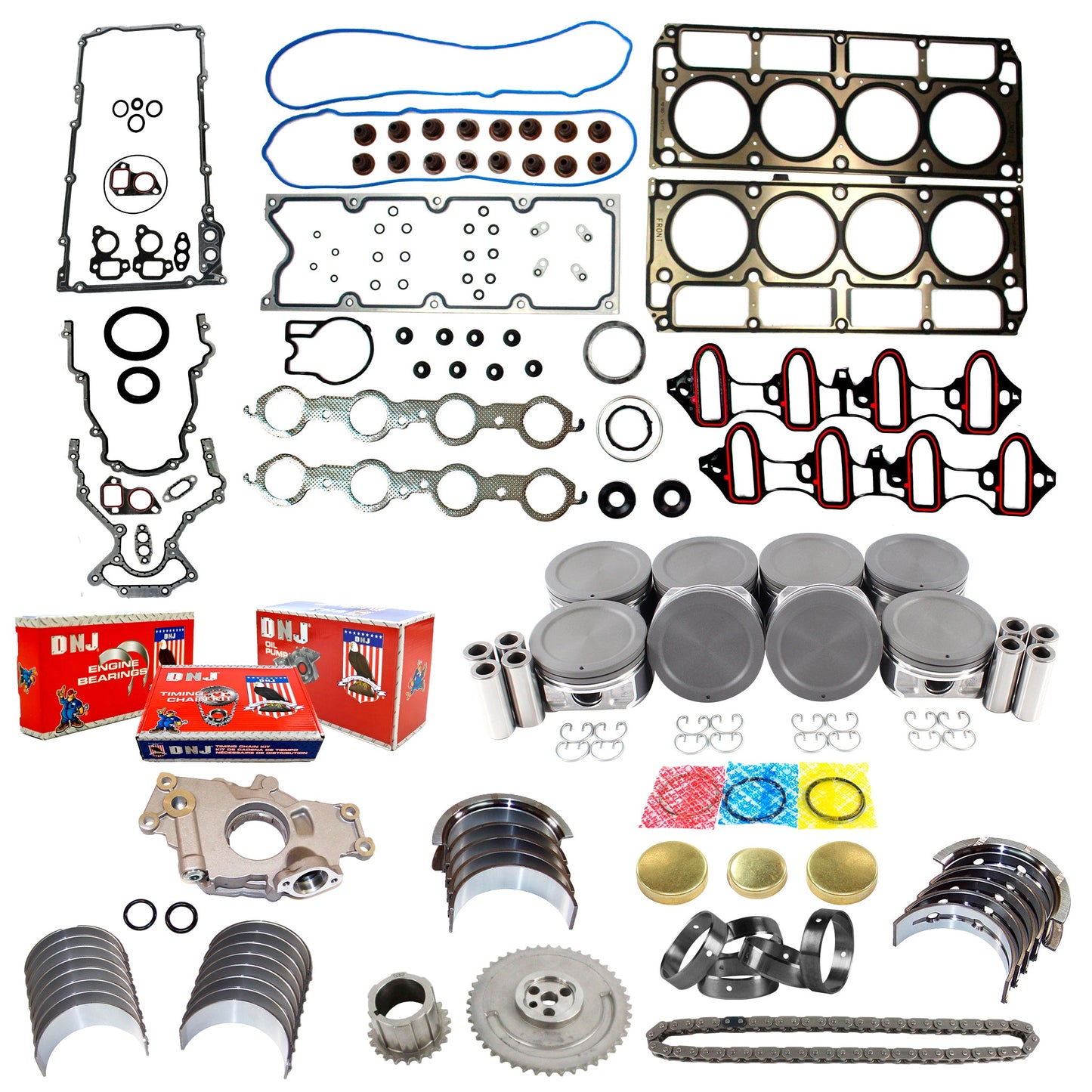 Master Engine Rebuild Kit 2004-2006 Buick,Cadillac,Chevrolet,GMC,Isuzu 5.3L