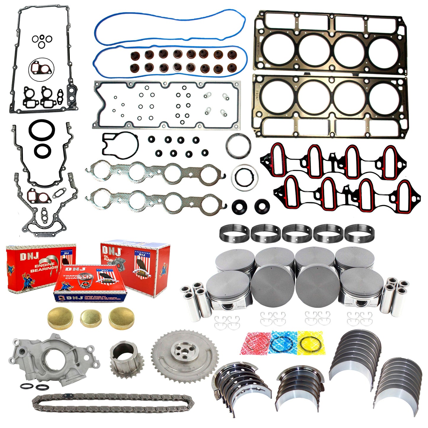 Master Engine Rebuild Kit 2005-2006 Isuzu 5.3L