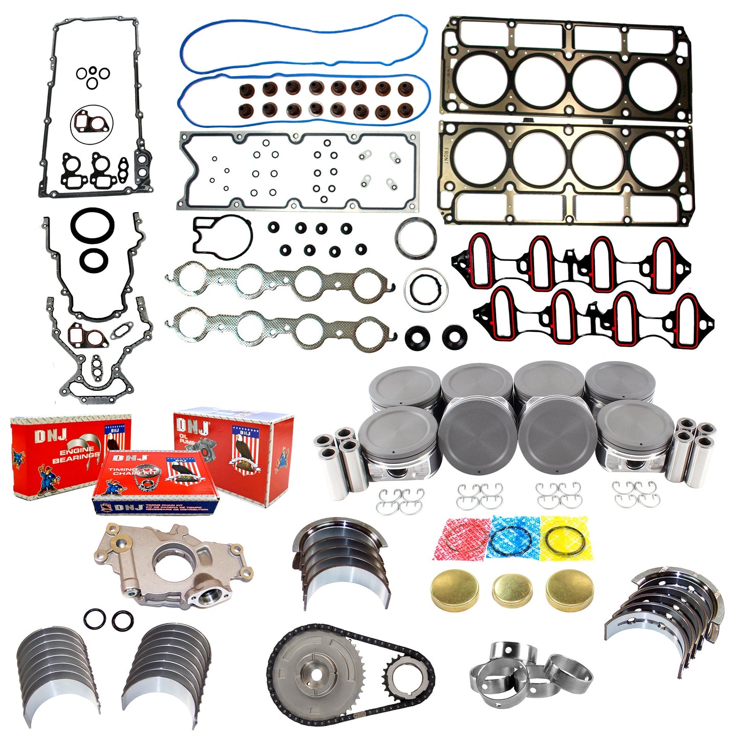 Master Engine Rebuild Kit 2007 Chevrolet Silverado 1500 & GMC Sierra 1500 5.3L V8