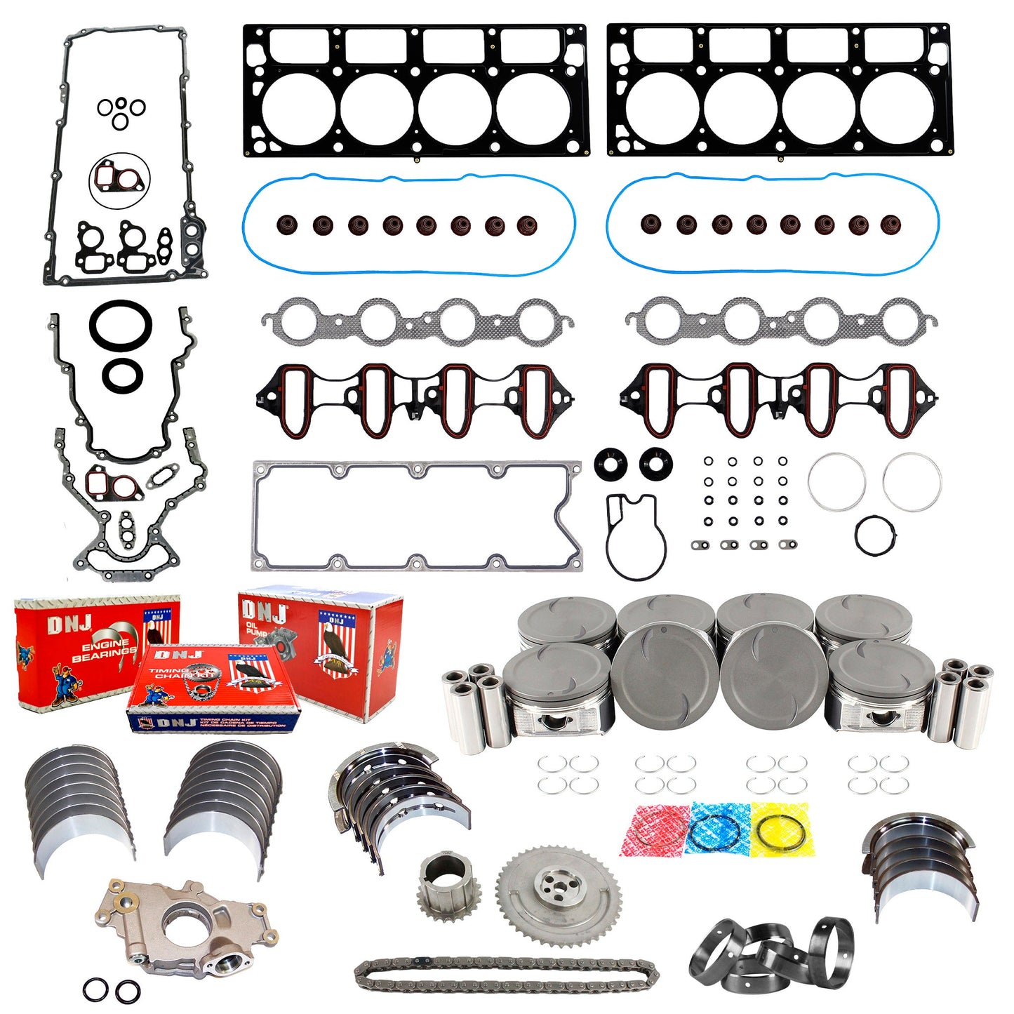 Master Engine Rebuild Kit 2006-2007 Chevrolet,GMC,Hummer 6.0L