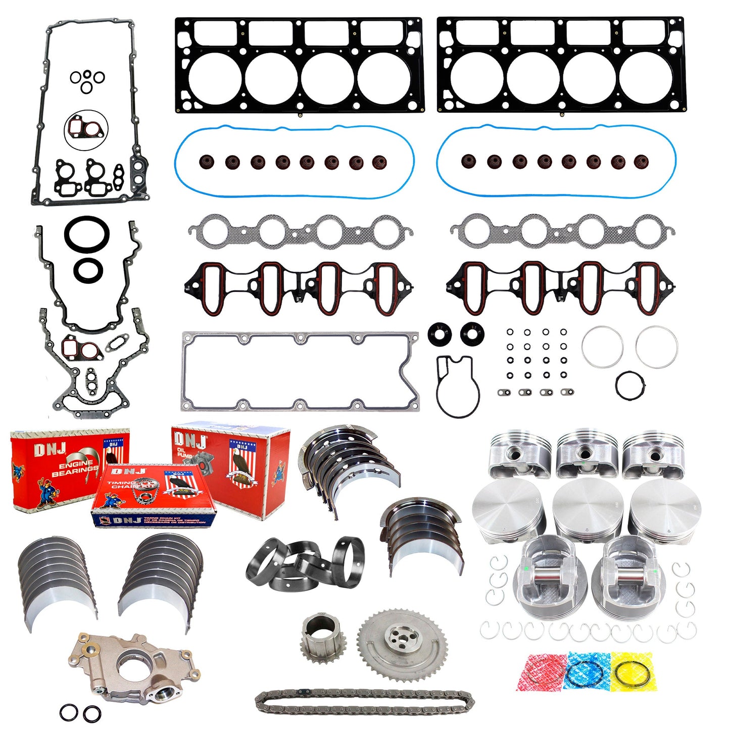 Master Engine Rebuild Kit 2004 Cadillac,Chevrolet 6.0L