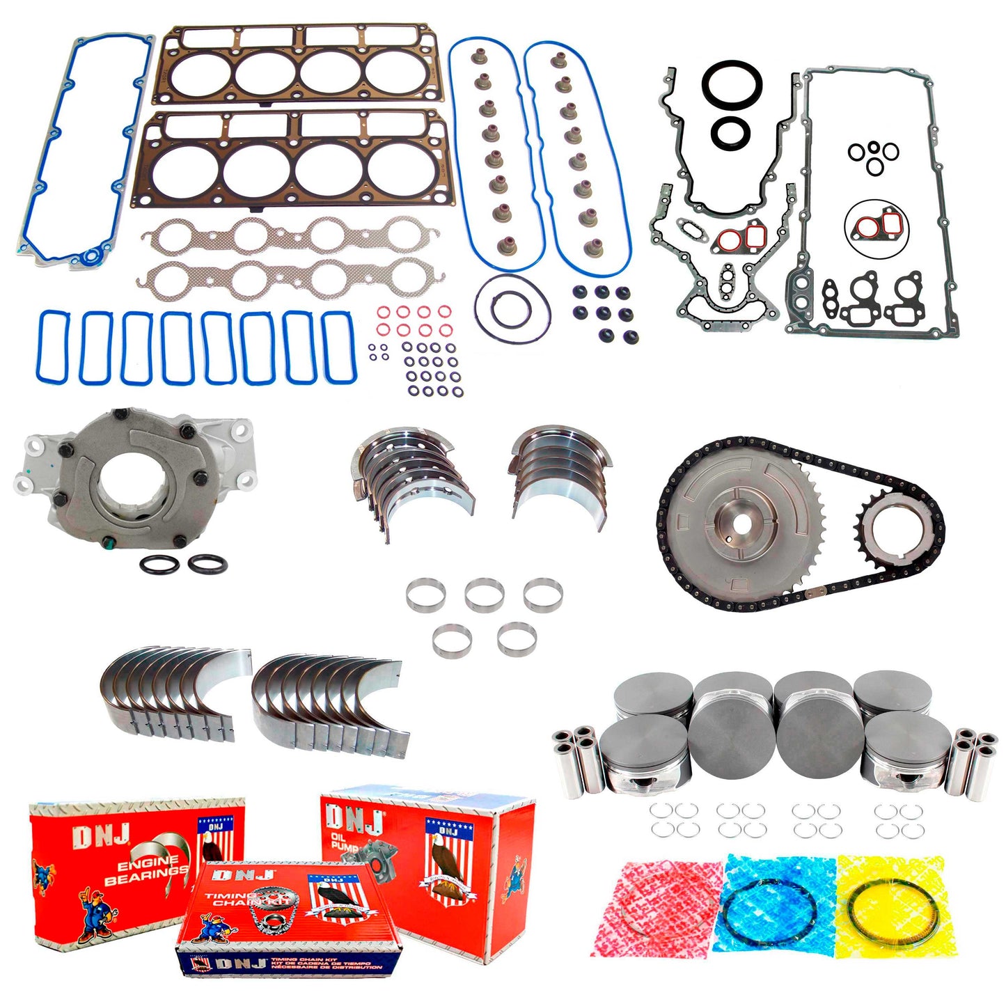 Master Engine Rebuild Kit 2007 Cadillac,Chevrolet 6.0L