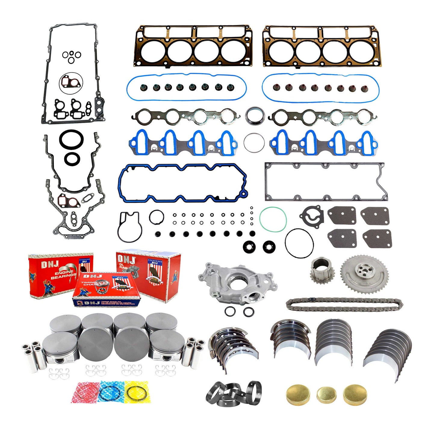 Master Engine Rebuild Kit 2005-2007 Buick,Chevrolet,GMC,Saab 5.3L