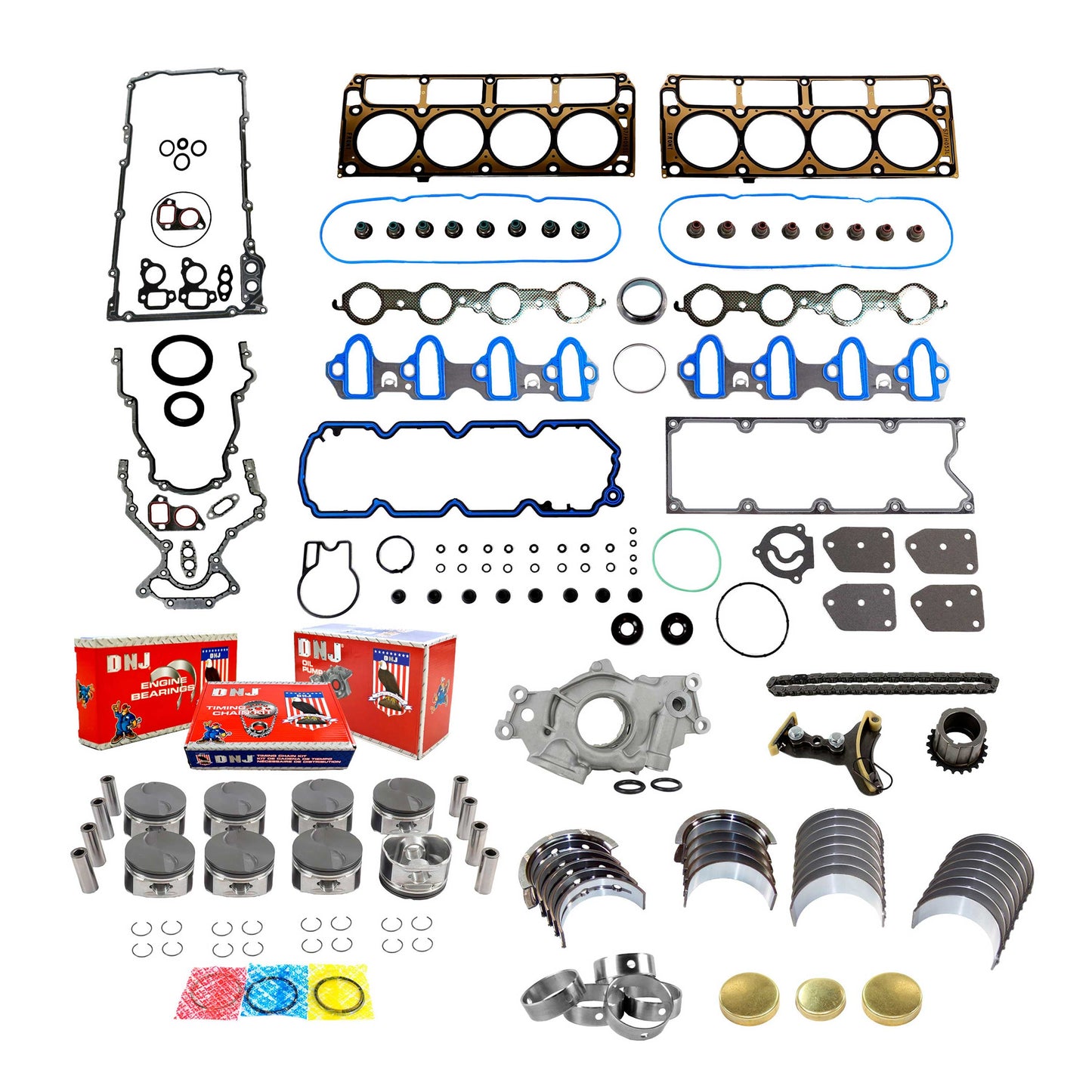 Master 5.3L Engine Rebuild Kit: 2010-2014 Chevy & GMC Trucks