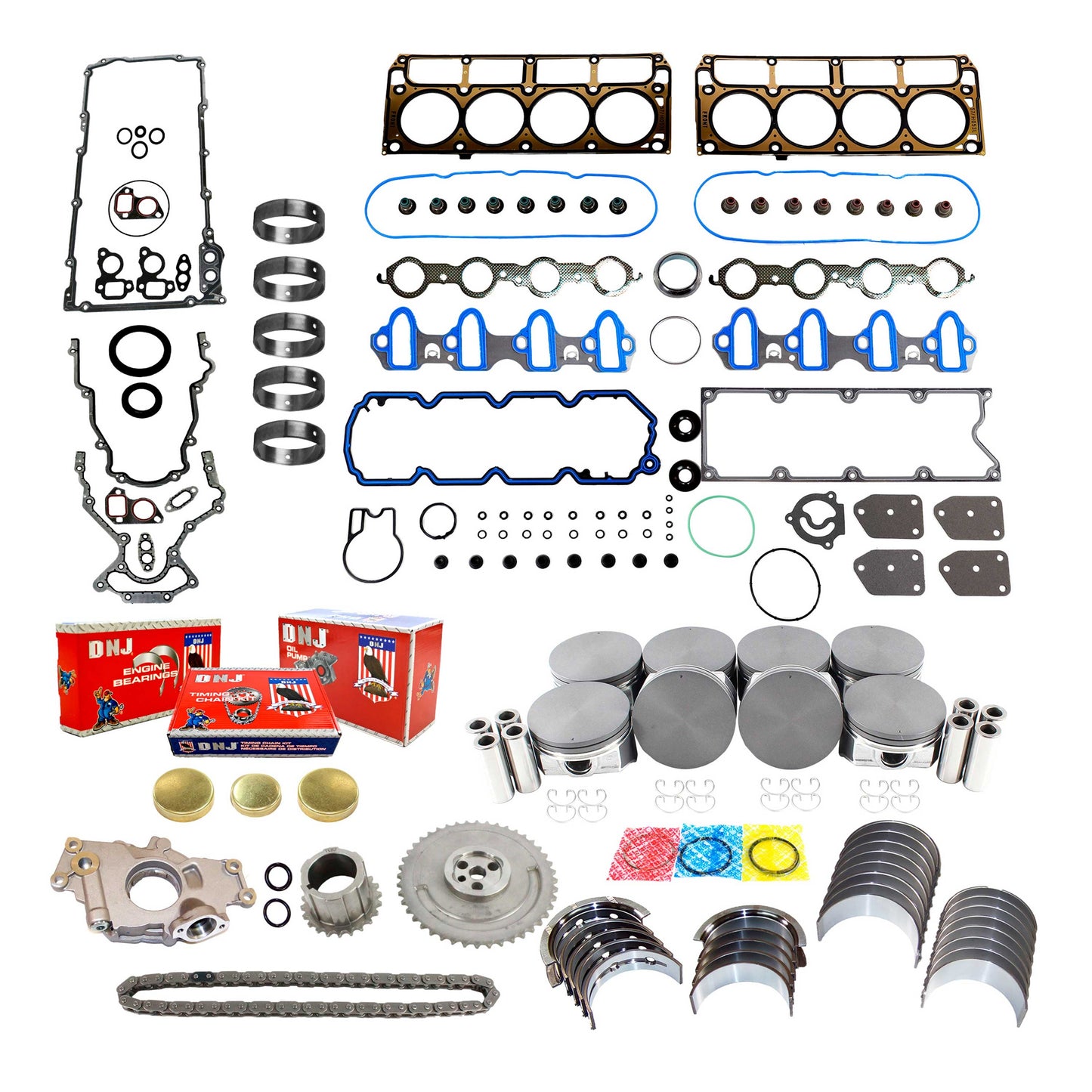Master Engine Rebuild Kit 2005-2006 Buick, Chevrolet, GMC 5.3L V8