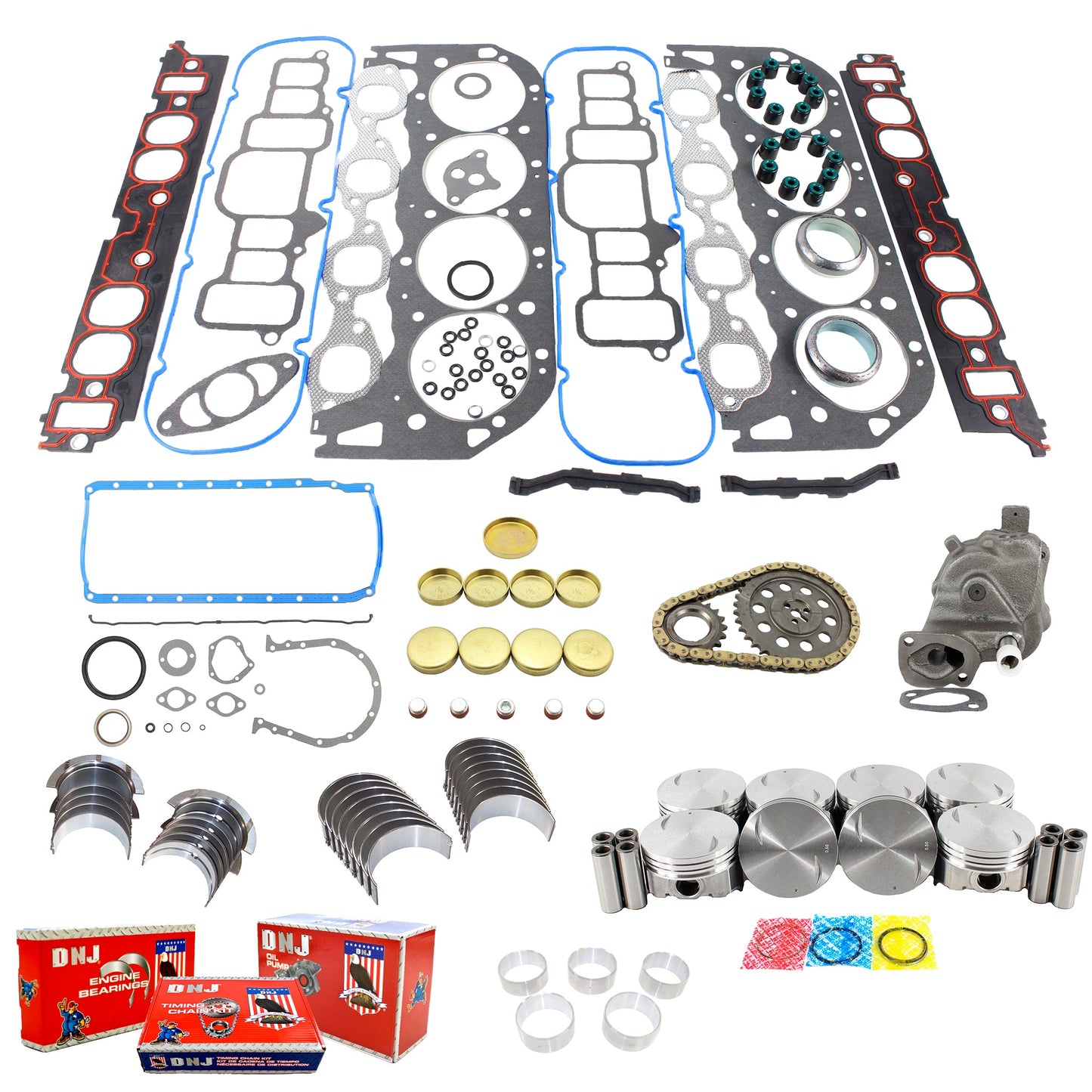 Master Engine Rebuild Kit 1998-2000 Chevrolet & GMC 7.4L V8