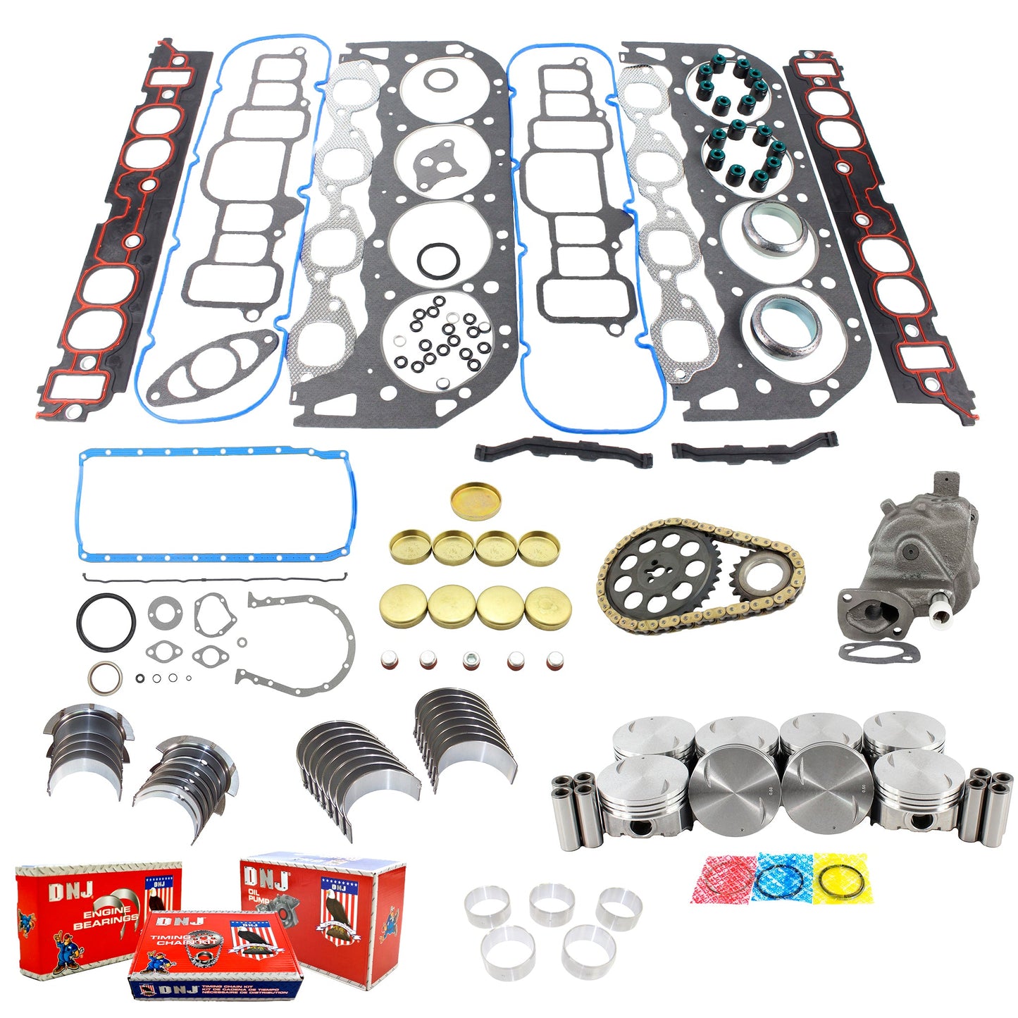 Master Engine Rebuild Kit 1996-1999 Chevrolet,GMC 7.4L
