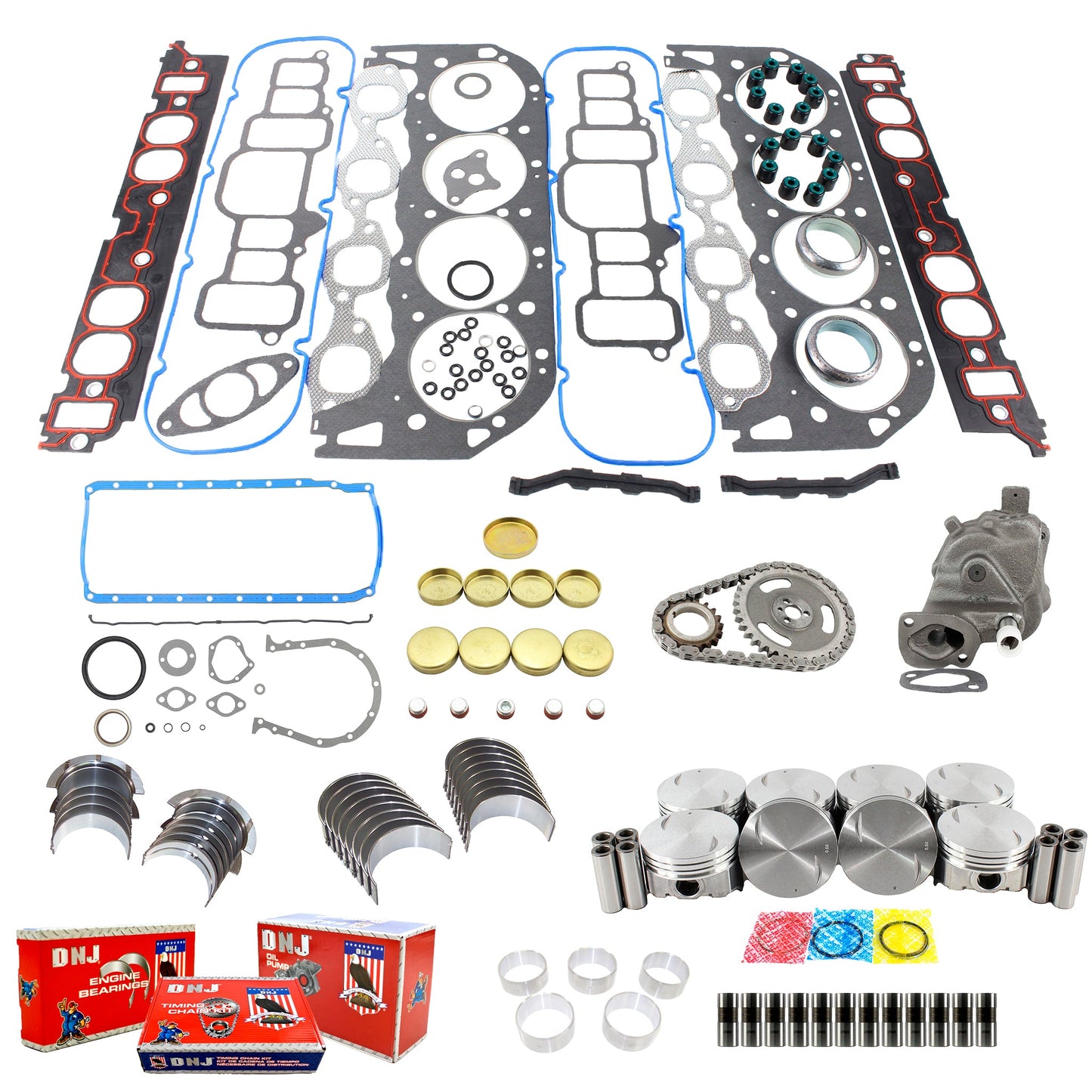 Master Engine Rebuild Kit 1996-1997 Chevrolet,GMC 7.4L