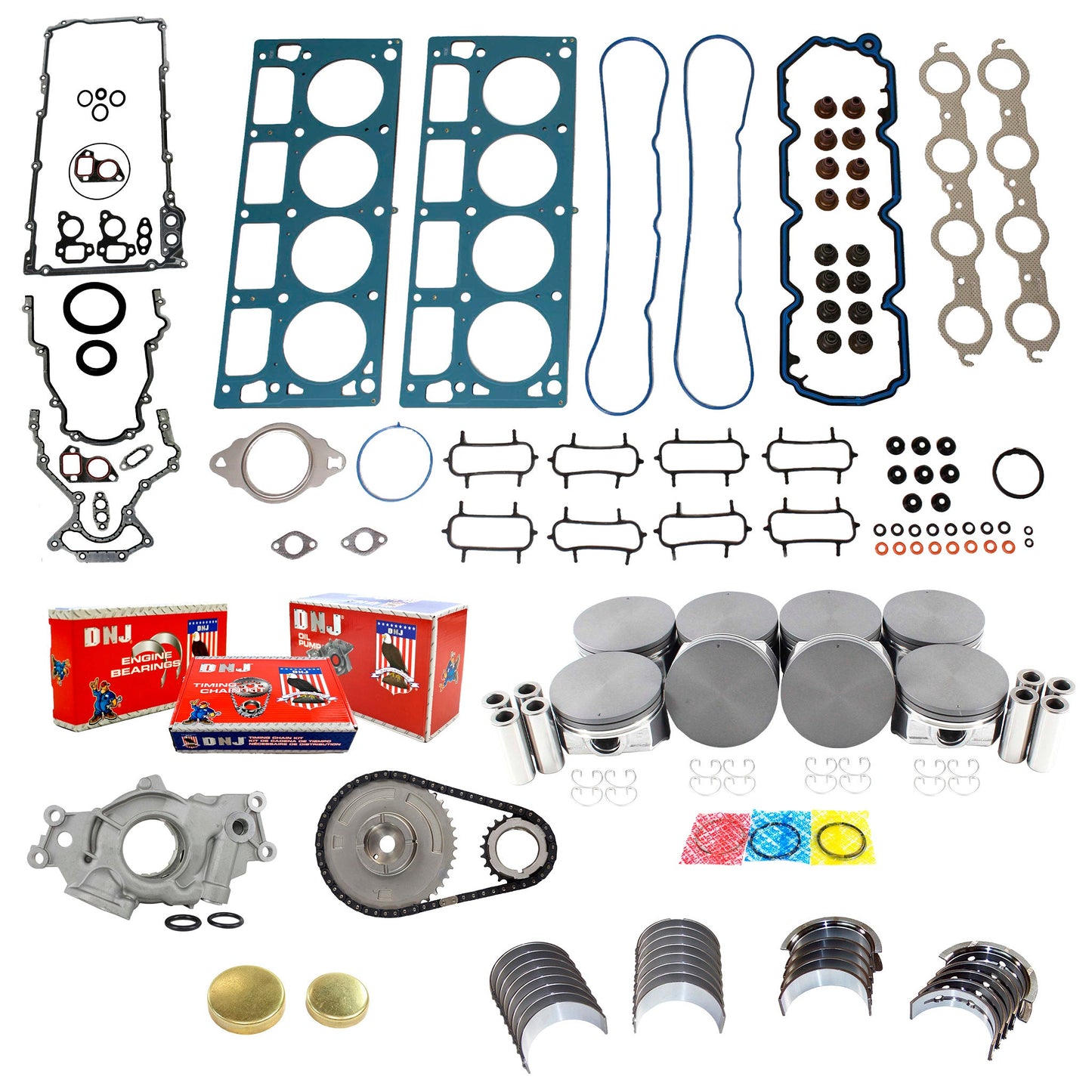 Master Engine Rebuild Kit 2008-2009 Buick,Chevrolet,Pontiac 5.3L