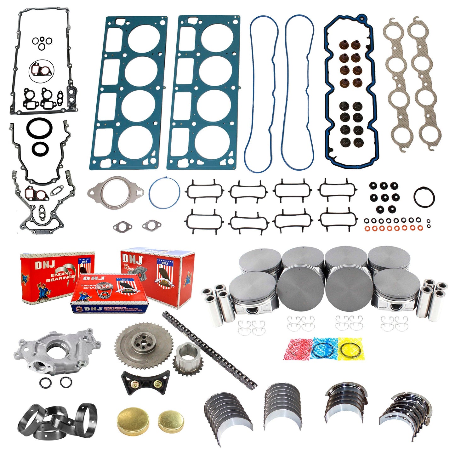 Master Engine Rebuild Kit 2005-2007 Chevrolet,Pontiac 5.3L