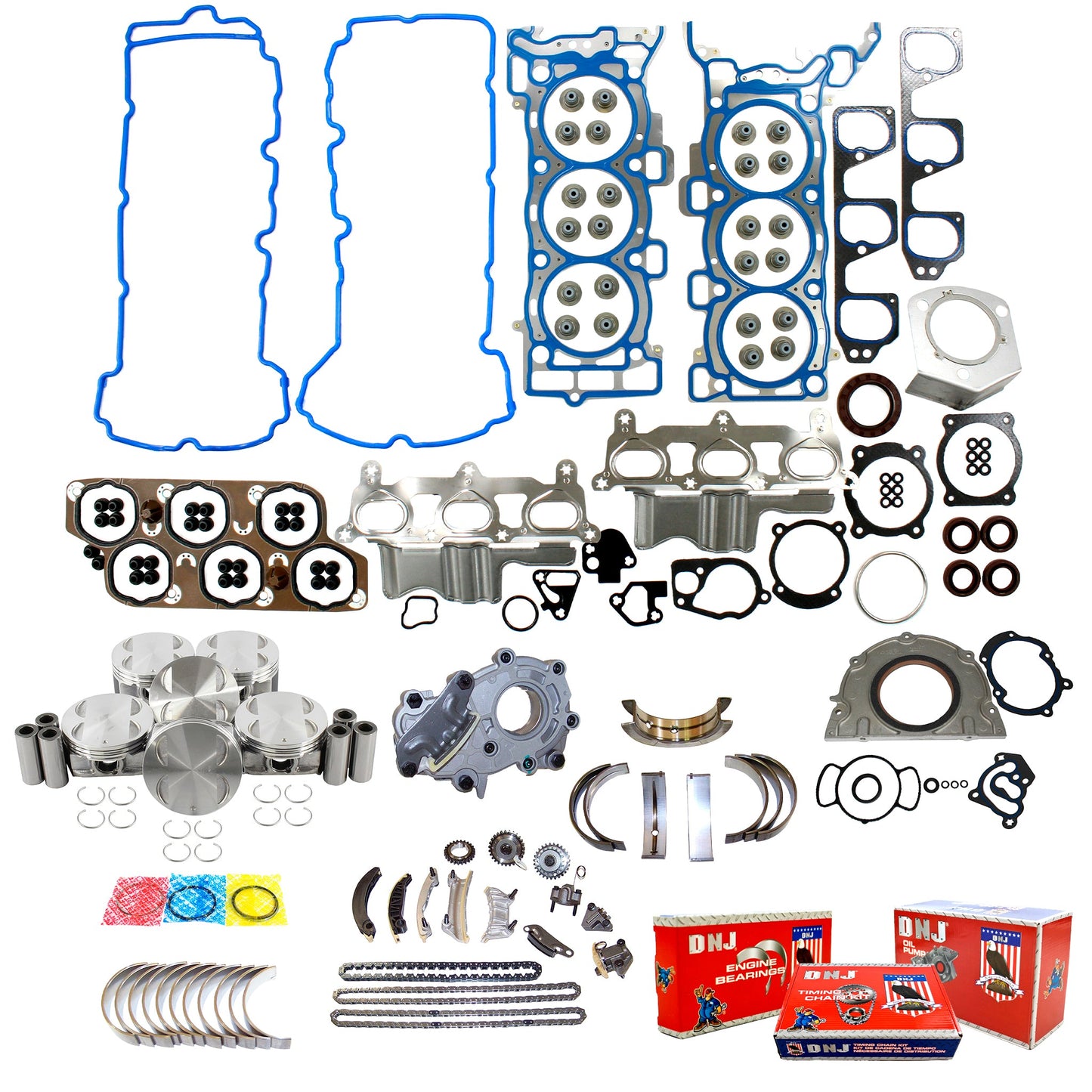 Master Engine Rebuild Kit 2007 Saturn,Suzuki 3.6L