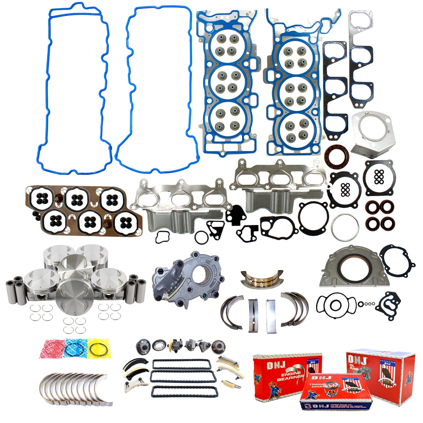 Master Engine Rebuild Kit 2007-2012 Chevrolet,Pontiac,Saturn,Suzuki 3.6L