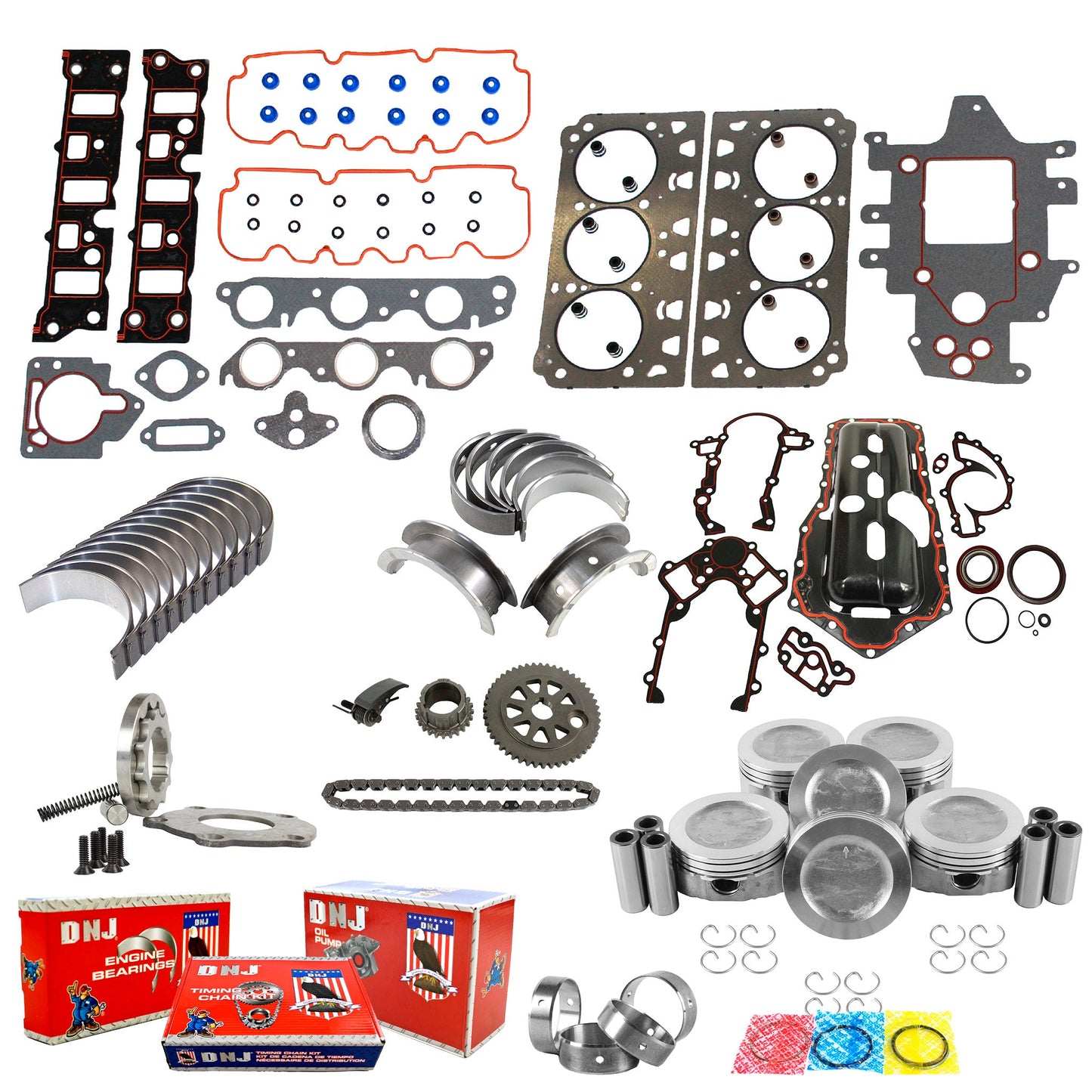 Master Engine Rebuild Kit 1996-1997 Buick,Oldsmobile,Pontiac 3.8L