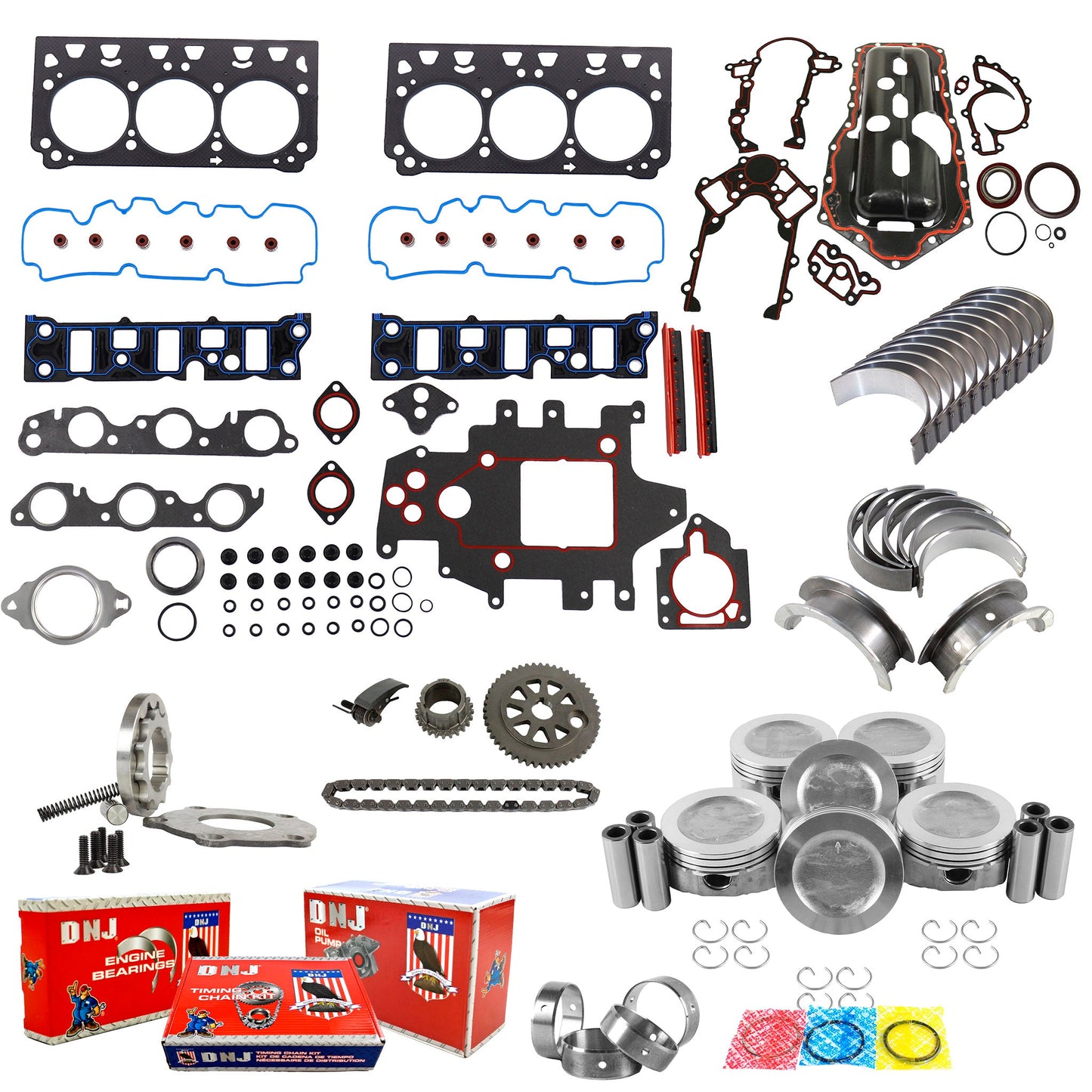 Master Engine Rebuild Kit 1998-2003 Buick,Oldsmobile,Pontiac 3.8L