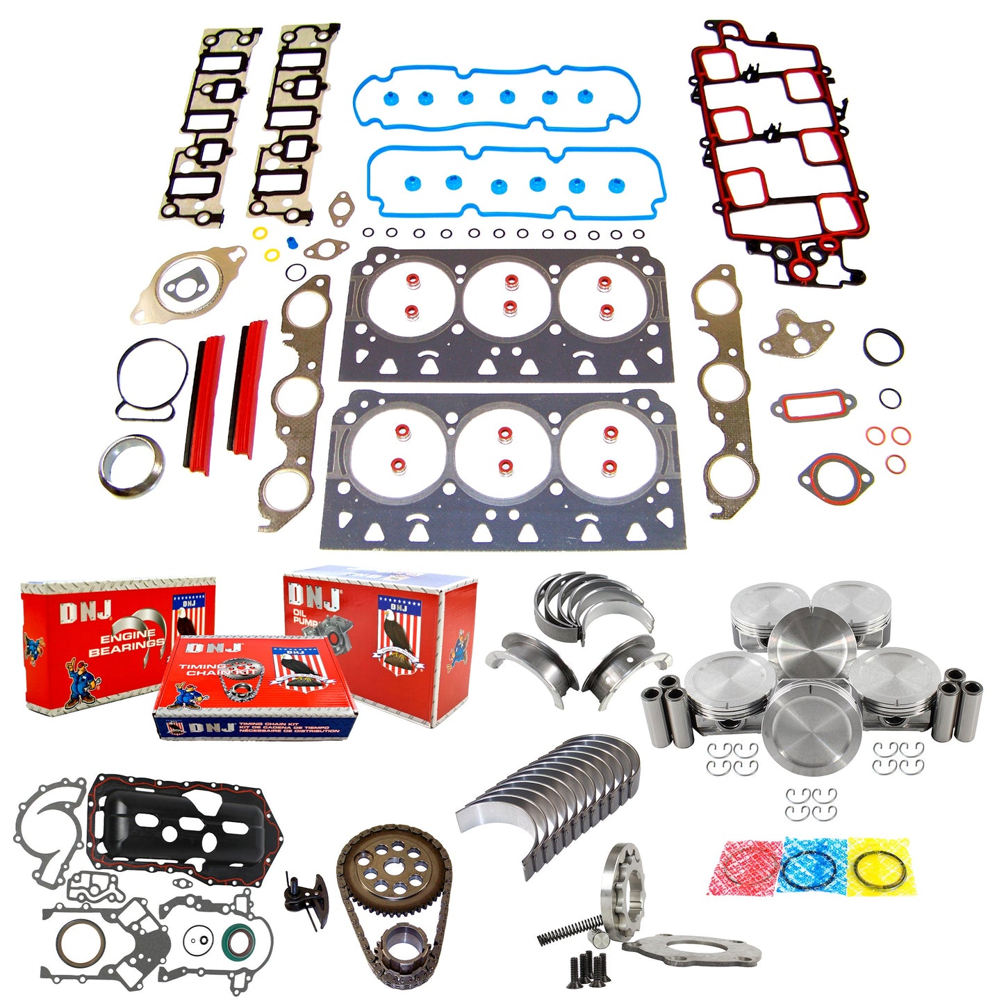 Master Engine Rebuild Kit 2004-2005 Buick,Pontiac 3.8L