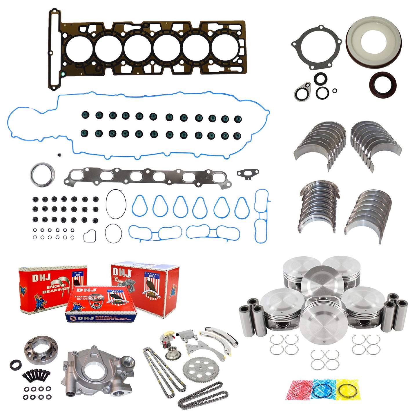 Master Engine Rebuild Kit 2002-2004 Buick,Chevrolet,GMC,Isuzu,Oldsmobile 4.2L