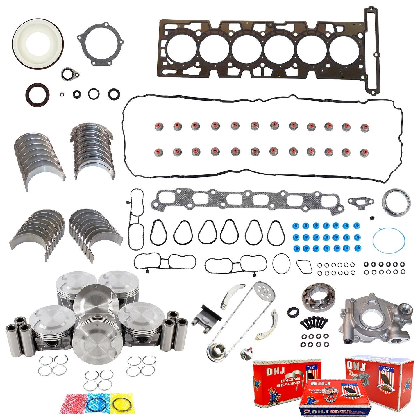 Master Engine Rebuild Kit 2008-2009 Chevrolet,GMC,Isuzu,Saab 4.2L