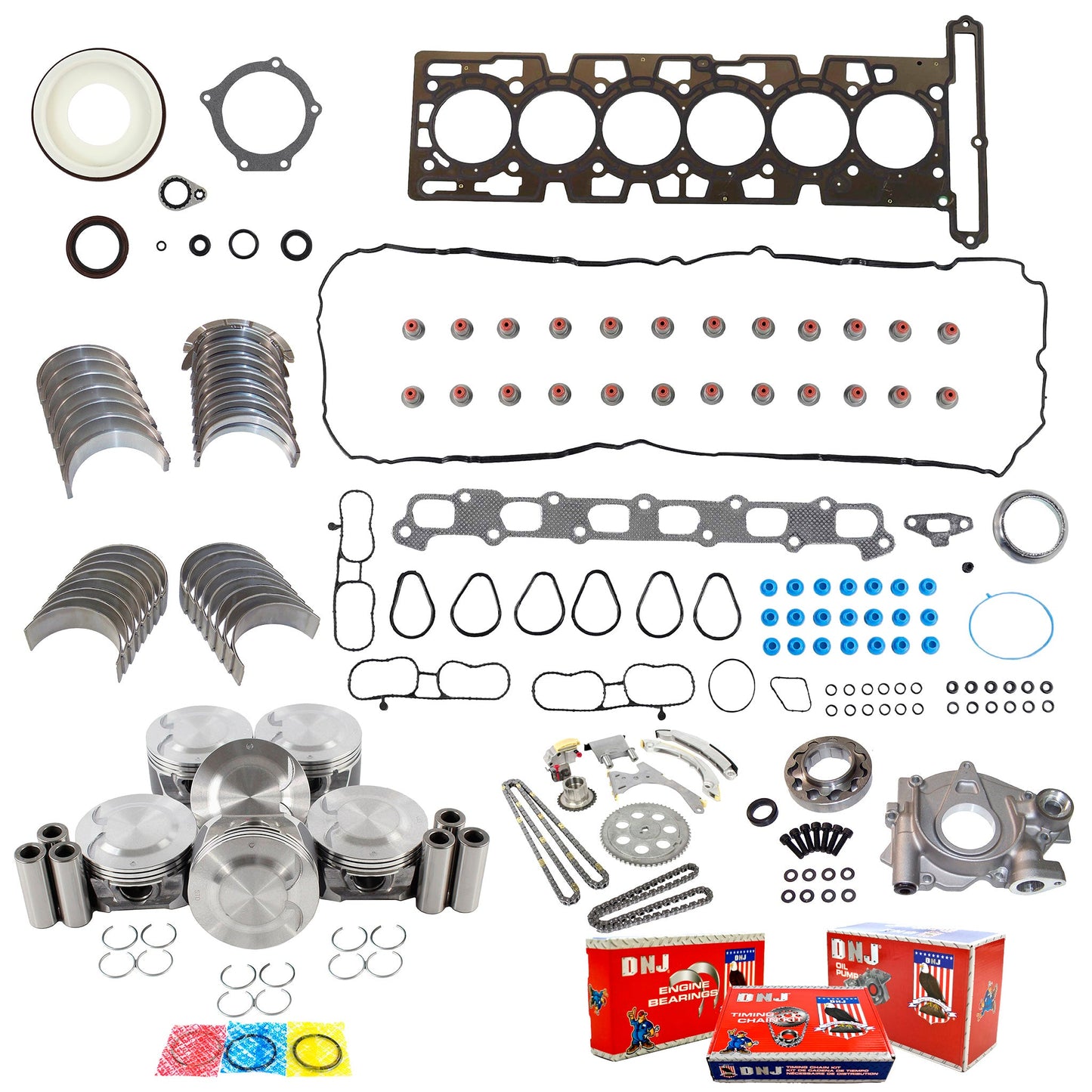 Master Engine Rebuild Kit 2006-2007 Buick,Chevrolet,GMC,Isuzu,Saab 4.2L