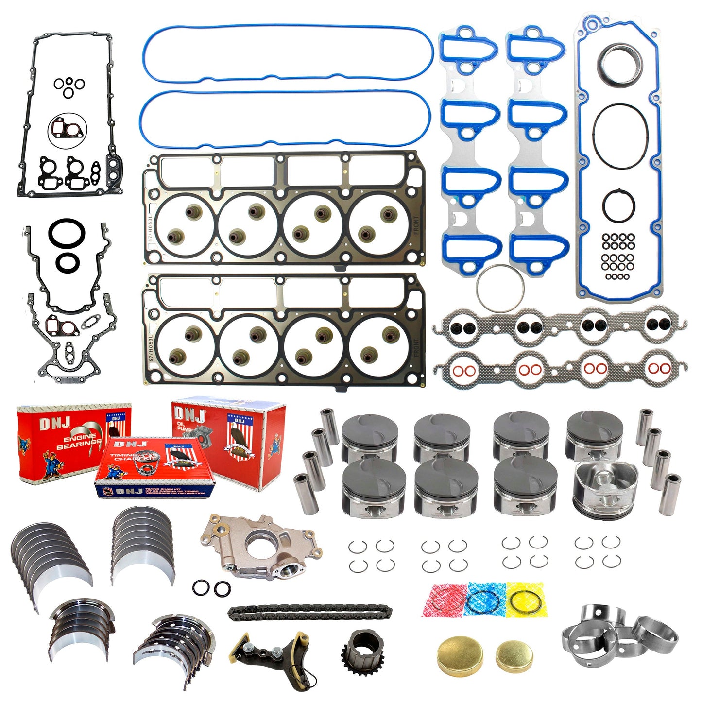 Master Engine Rebuild Kit 2010-2017 Chevrolet,GMC,Hummer 4.8L-5.3L