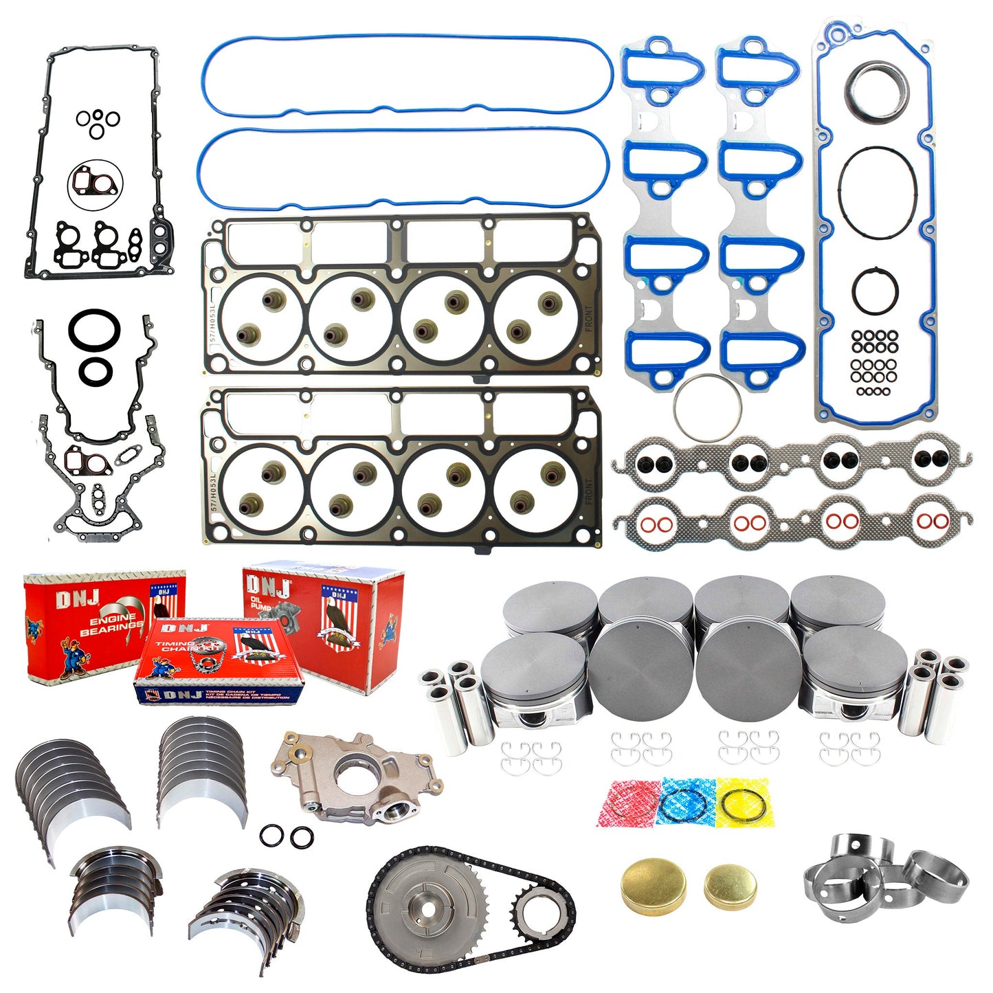 Master Engine Rebuild Kit 2008-2009 Chevrolet,GMC 4.8L-5.3L