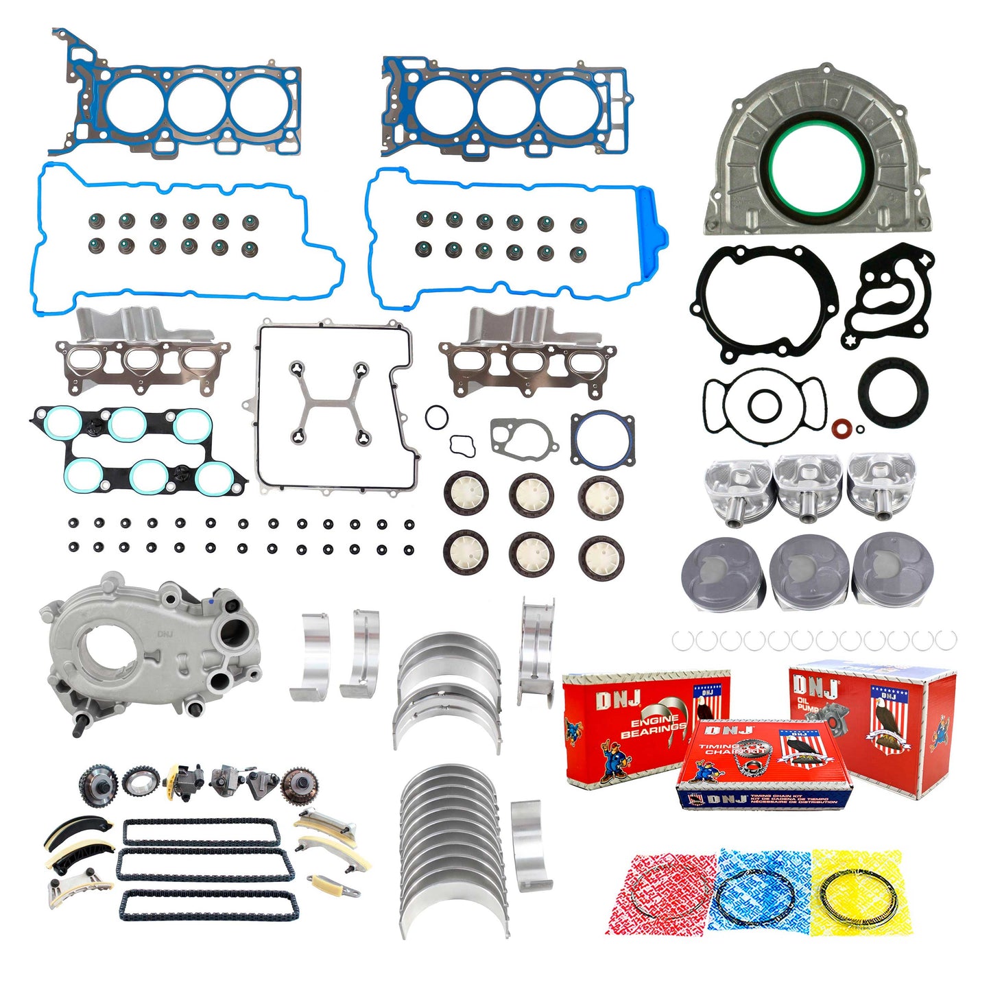 Master Engine Rebuild Kit 2009-2011 Buick,Chevrolet,GMC,Saturn 3.6L