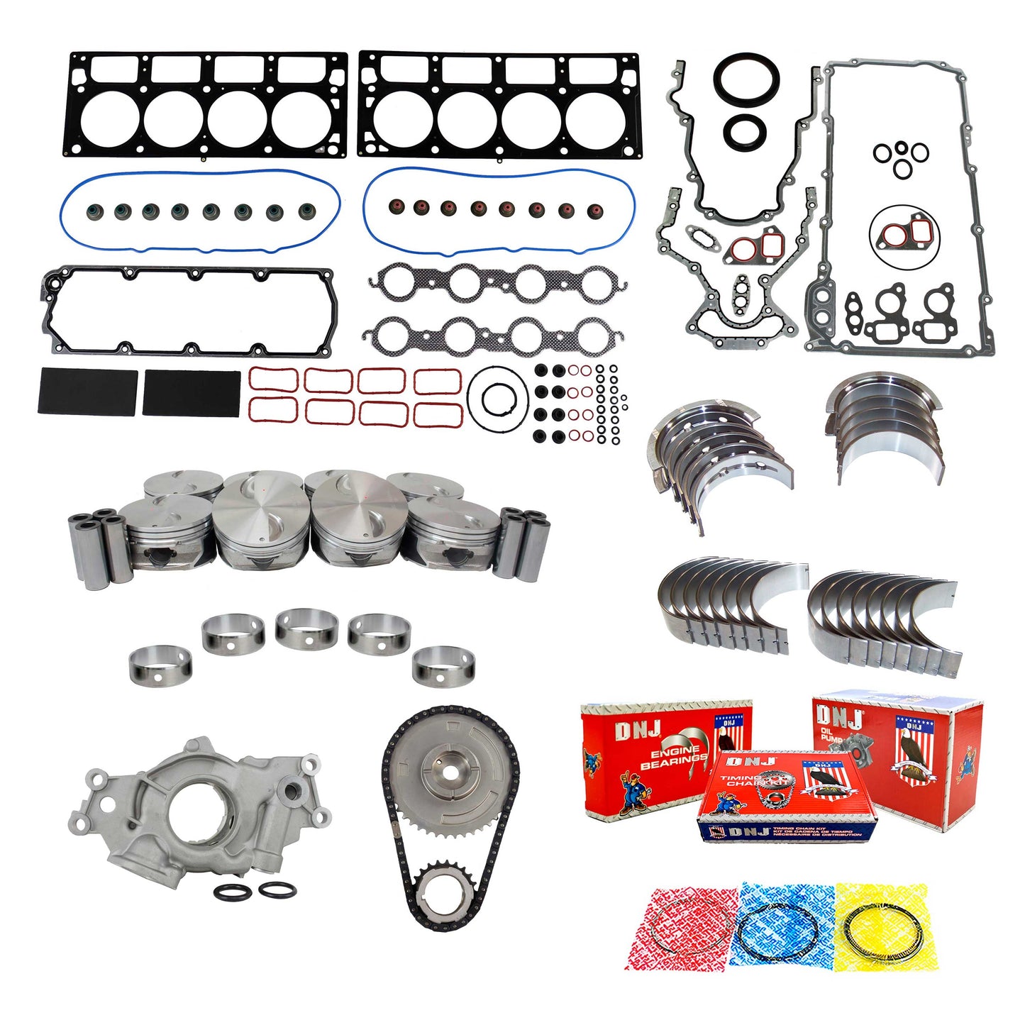 Master Engine Rebuild Kit 2010-2015 Chevrolet 6.2L