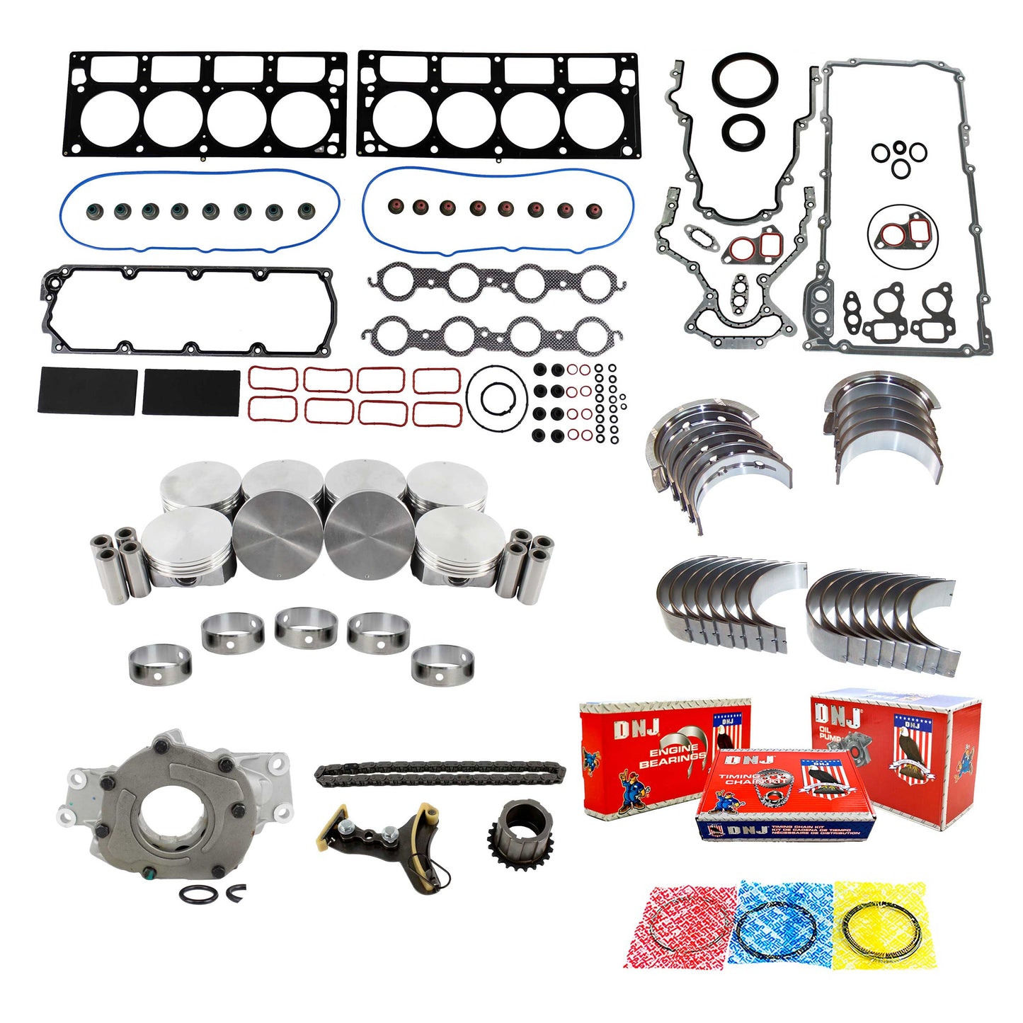 Master Engine Rebuild Kit 2010-2015 Chevrolet 6.2L