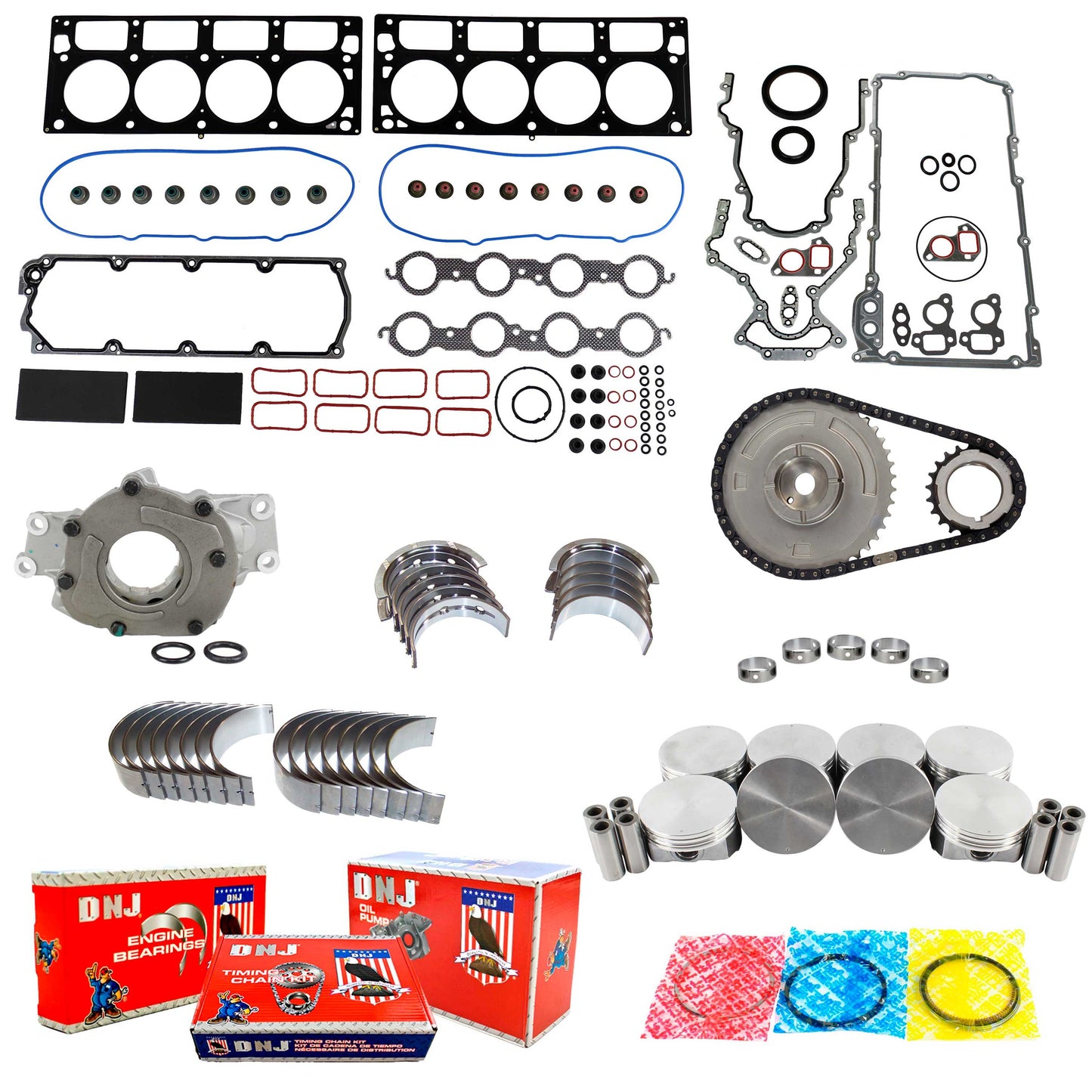 Master Engine Rebuild Kit 2008-2015 Chevrolet,Pontiac 6.2L