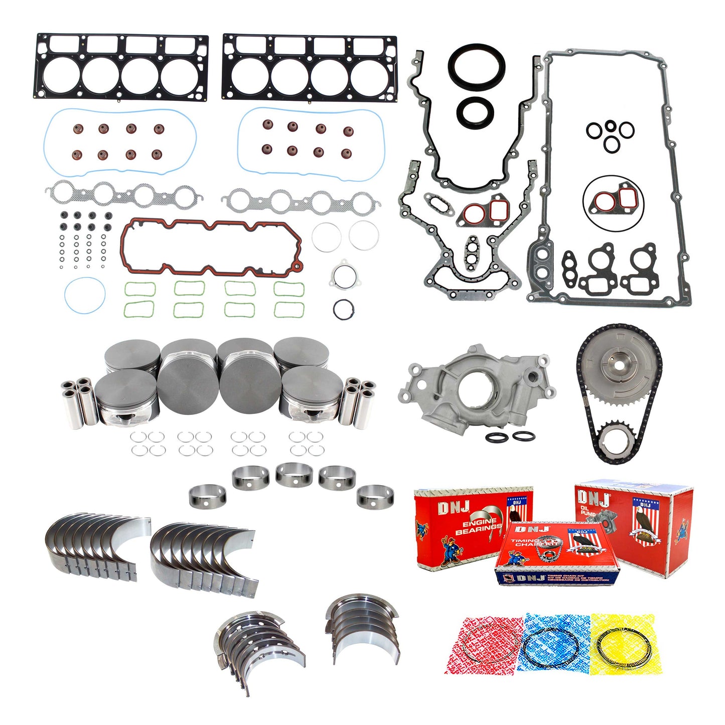 Master Engine Rebuild Kit 2008-2017 Chevrolet,Pontiac 6.0L