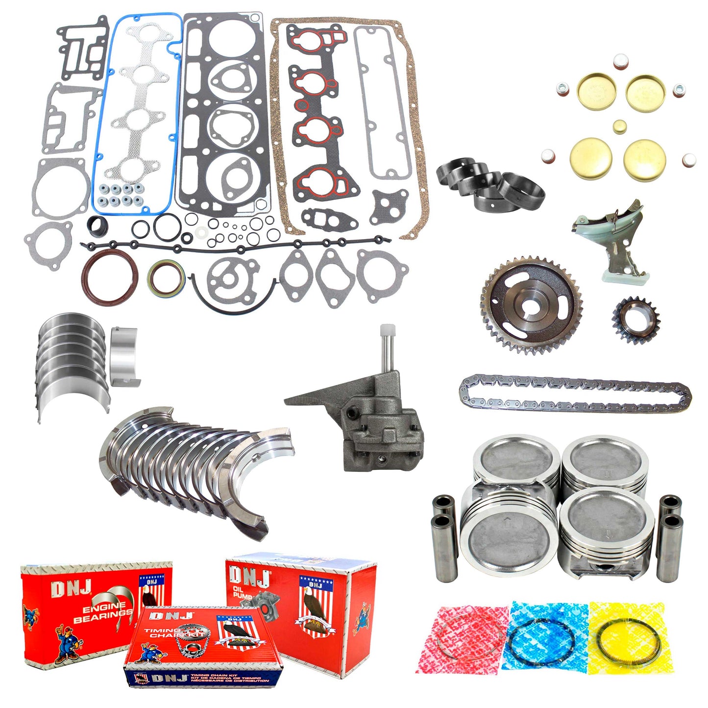 Master Engine Rebuild Kit 1994-1997 Chevrolet, GMC, Isuzu 2.2L L4
