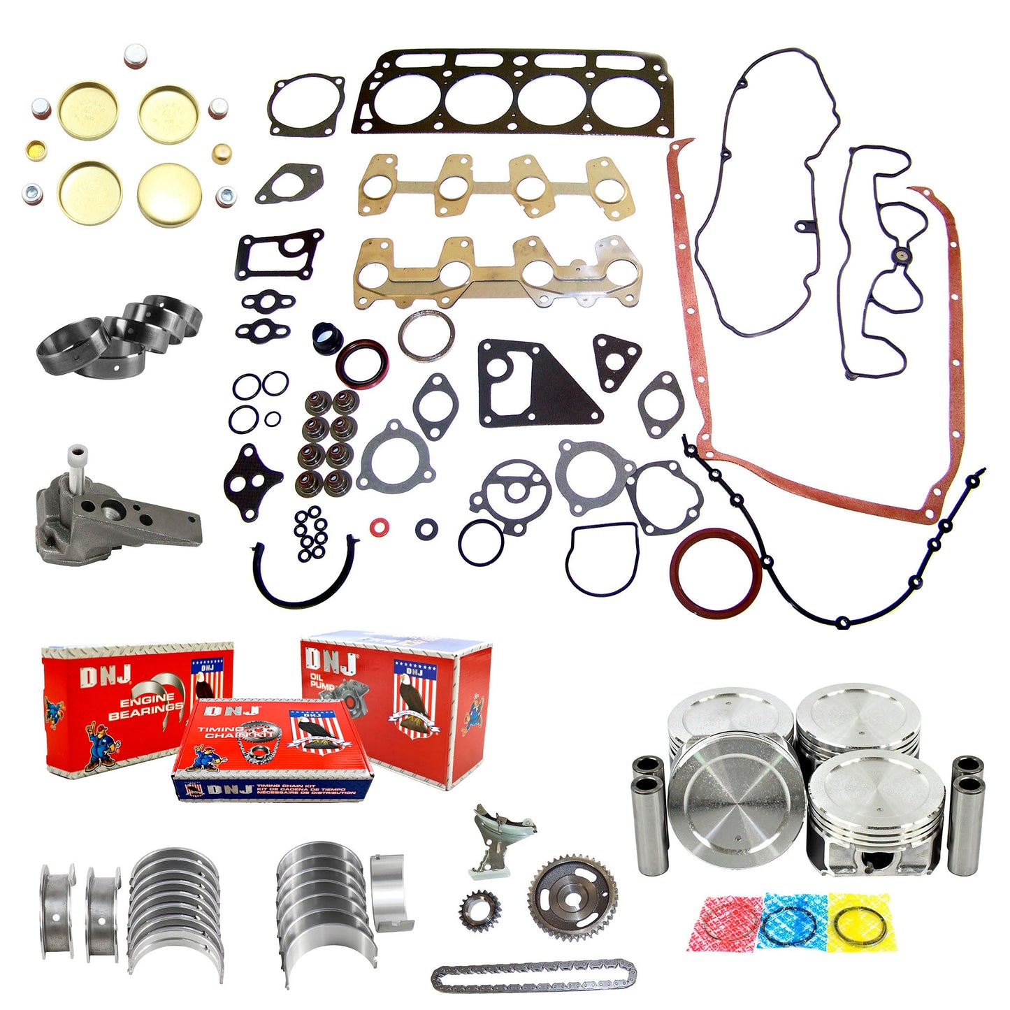 Master Engine Rebuild Kit 1998-2003 Chevrolet, GMC, Isuzu, Pontiac 2.2L L4